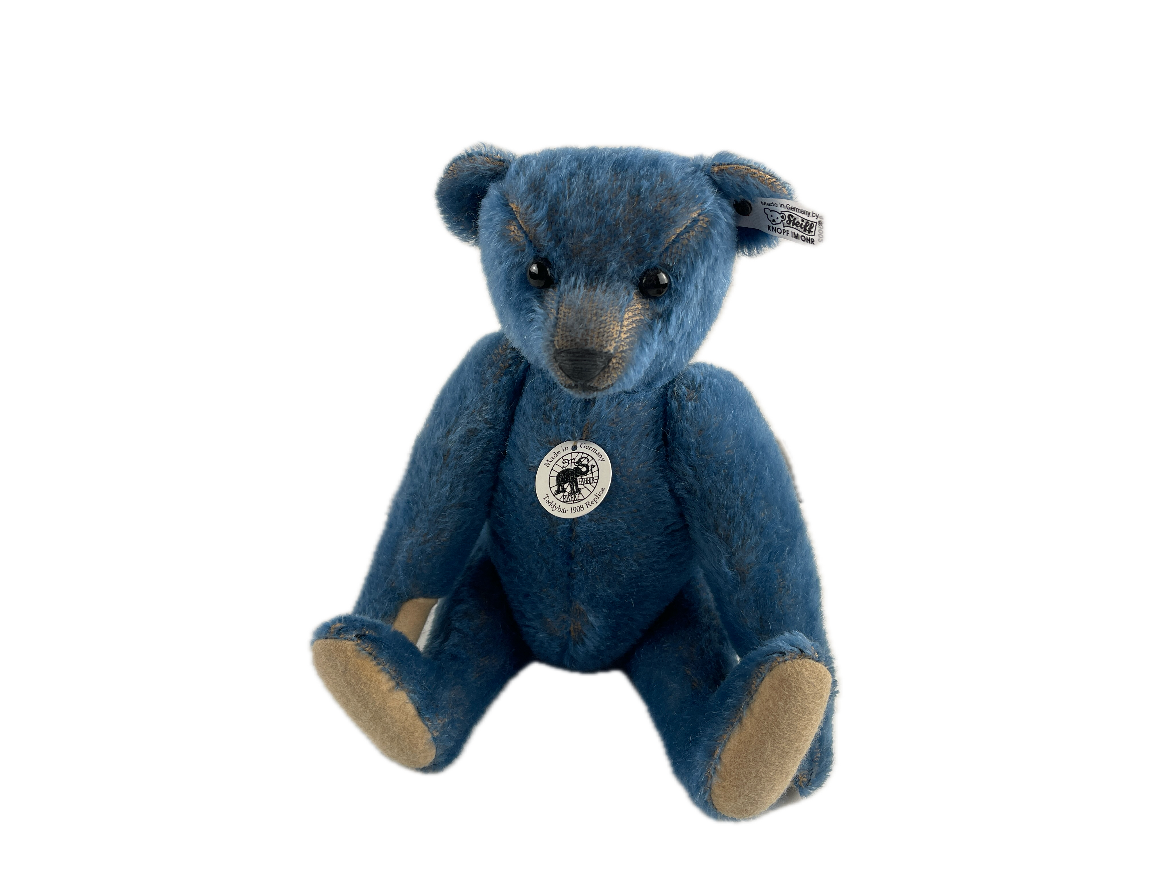 Steiff Tier 403002 - Teddybär 1908 Mohair 32 cm. Top Zustand 