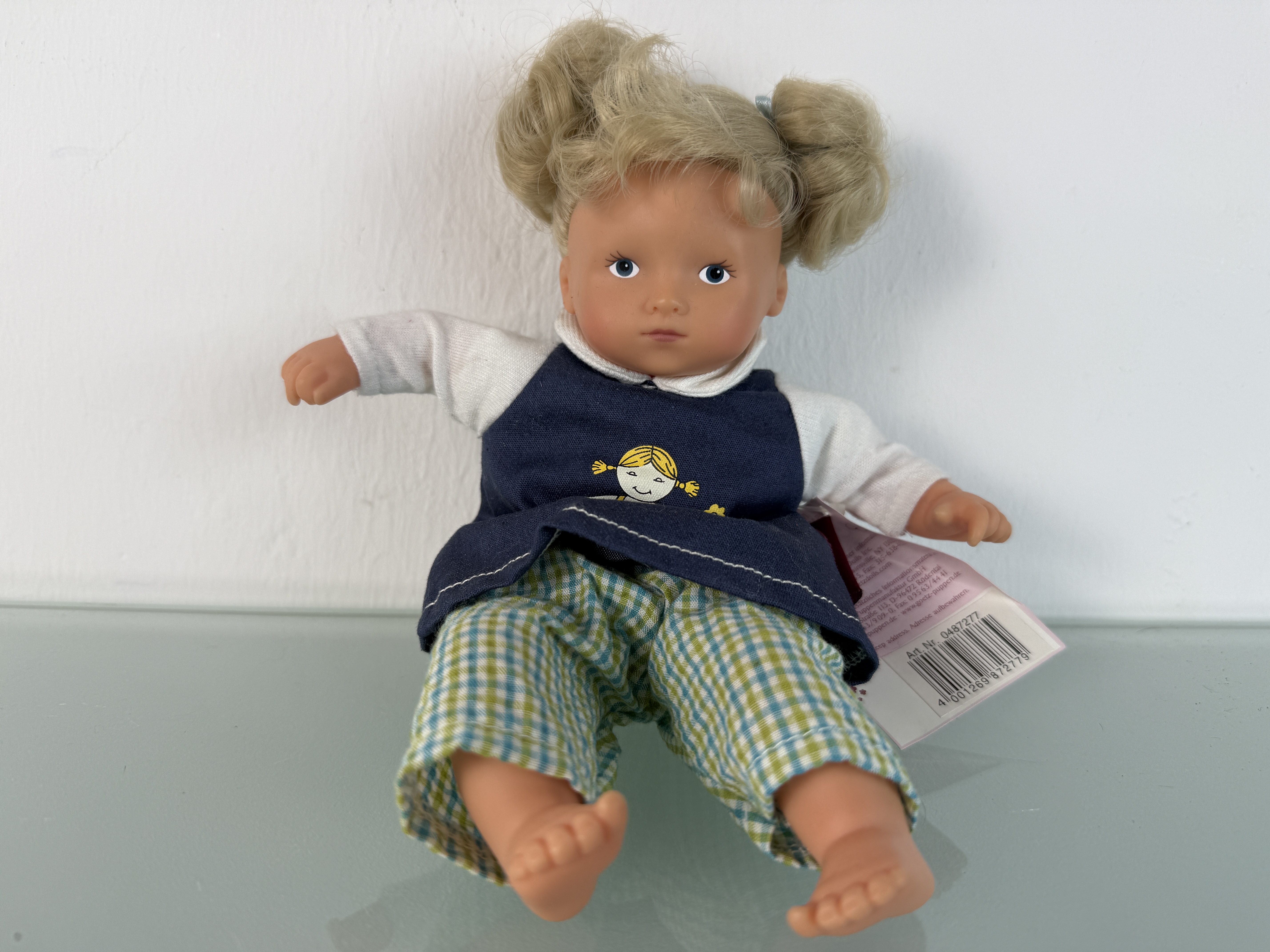 Künstlerpuppe Vinyl Puppe Götz 20 cm Zustand siehe Fotos 