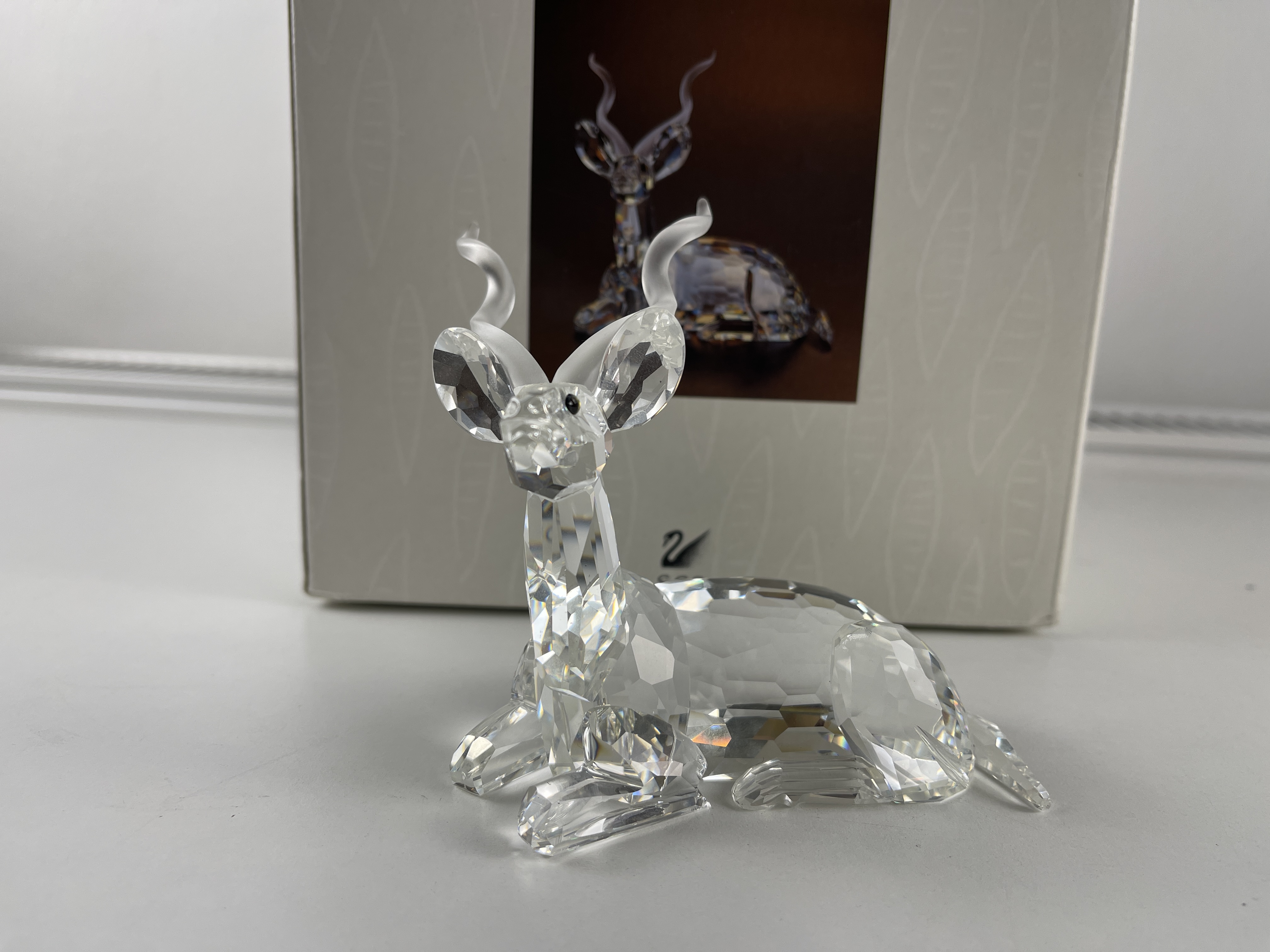 Swarovski Figur 175703 Jahresfigur Kudu 10,5 cm. Mit Ovp & Zertifikat. Top Zustand   