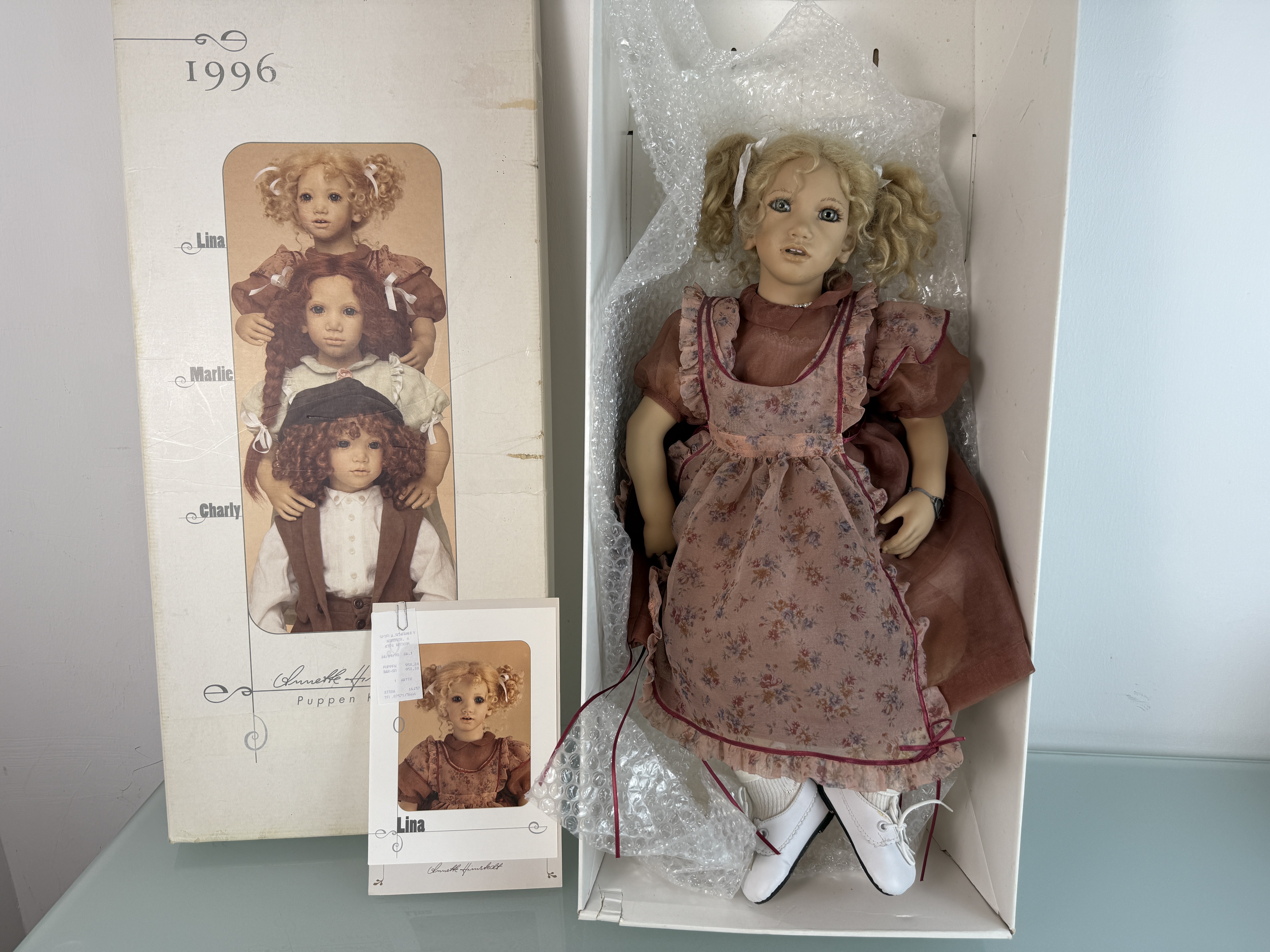 Annette Himstedt Puppe Lina 52 cm. Top Zustand.