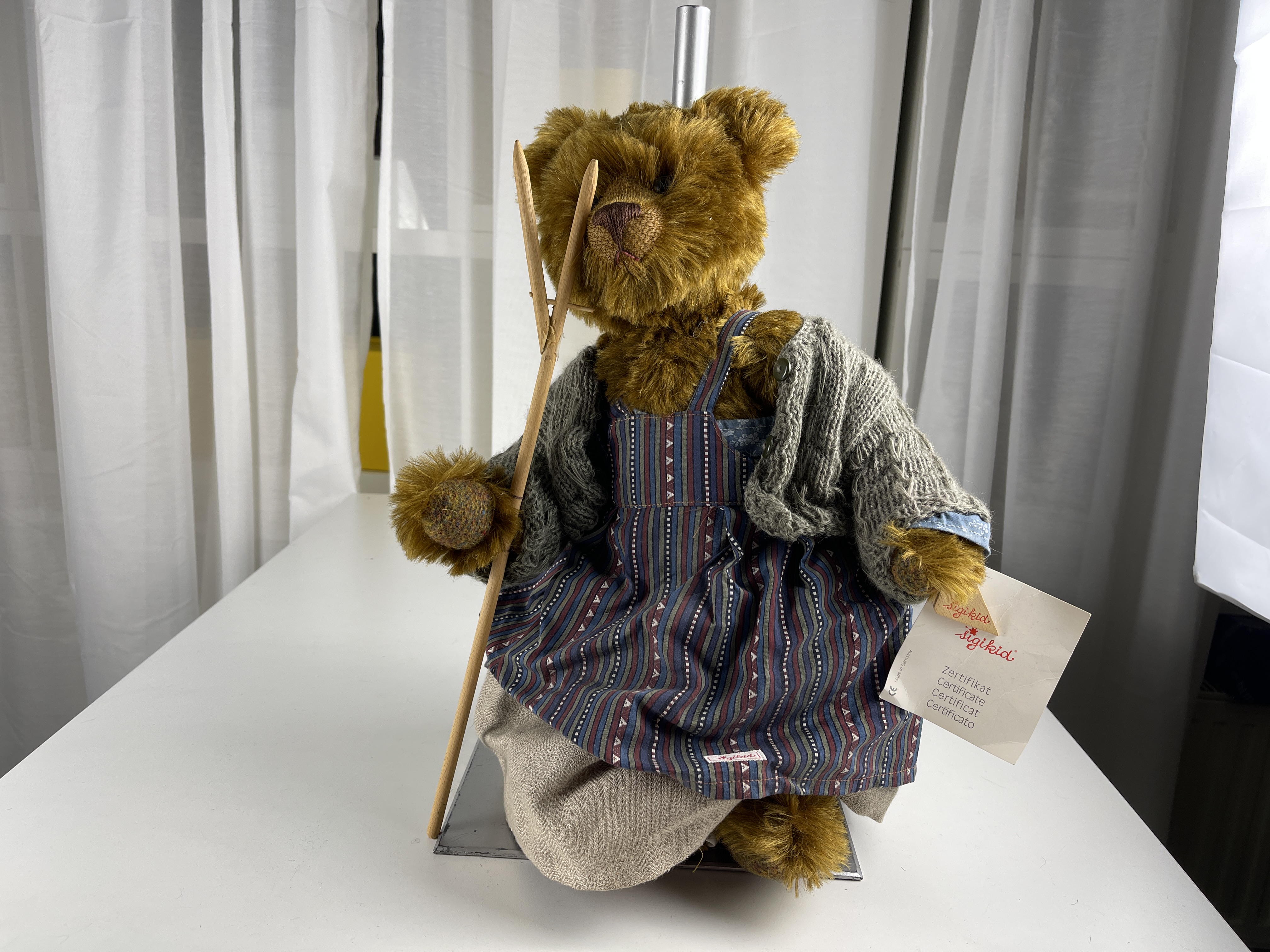 Sigikid Künstlerbär Teddy Bär 45 cm. Guter Zustand