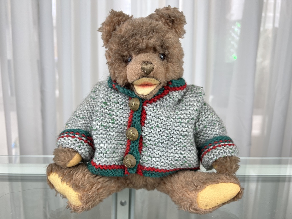 Ours Artiste Gelibären "Hansi" – 20 Cm, Pull En Laine, édition Limitée Signée, Allemagne