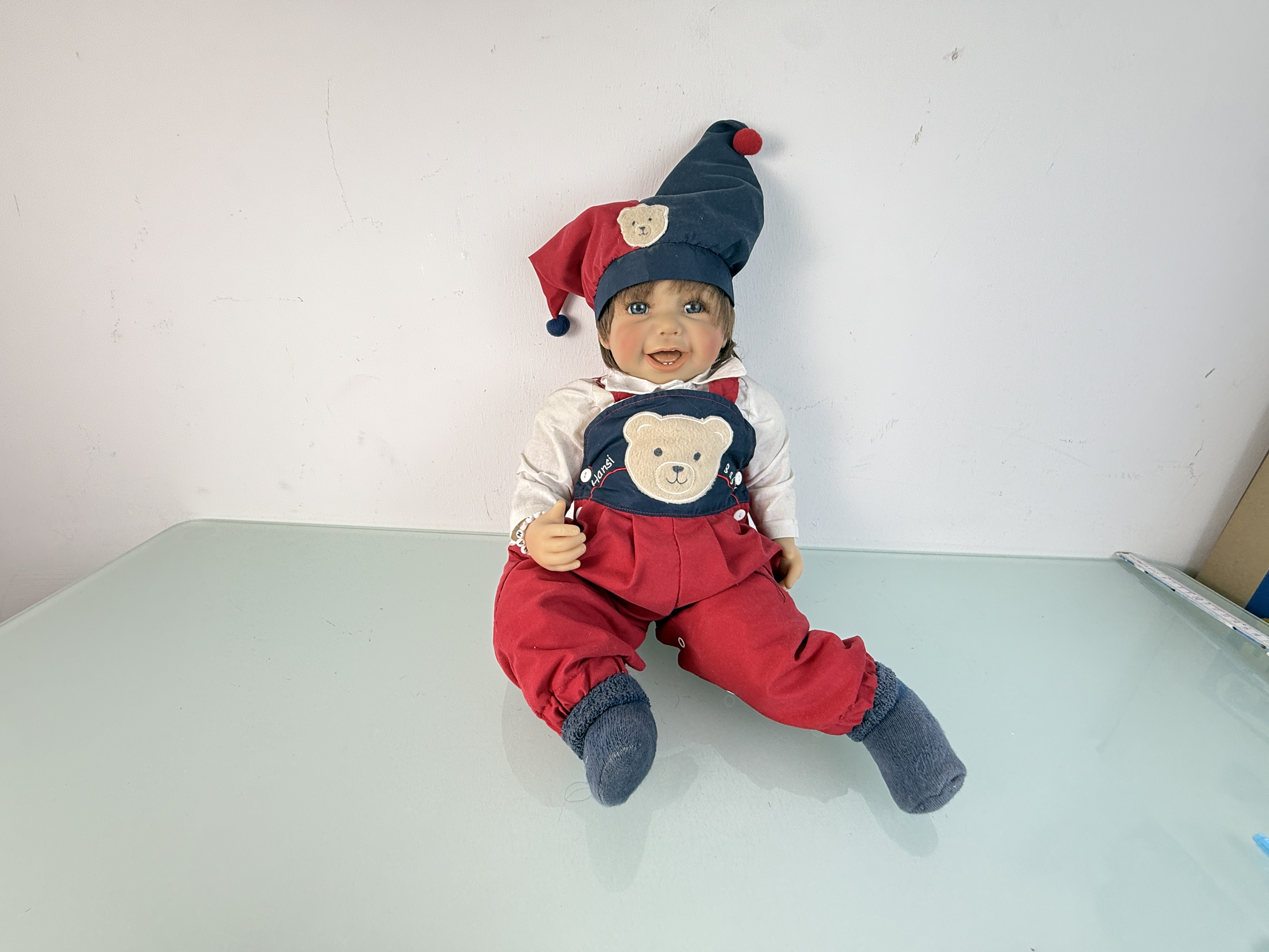 Inge Tenbusch Künstlerpuppe Vinyl Puppe 57 cm. Top Zustand 