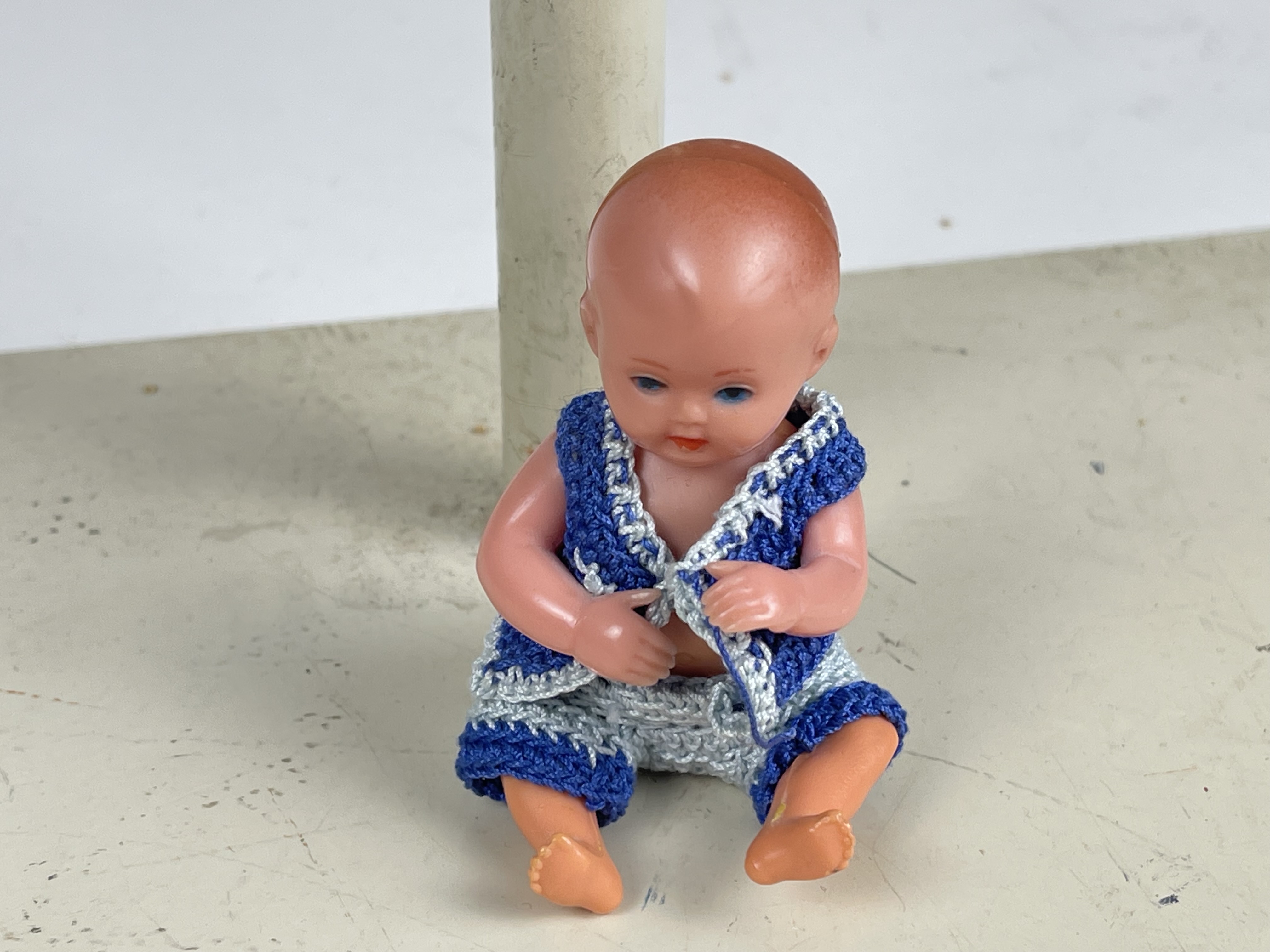 Schildkröt-Puppe Schildkrötpuppe Puppe 10 cm. Zustand siehe Fotos 