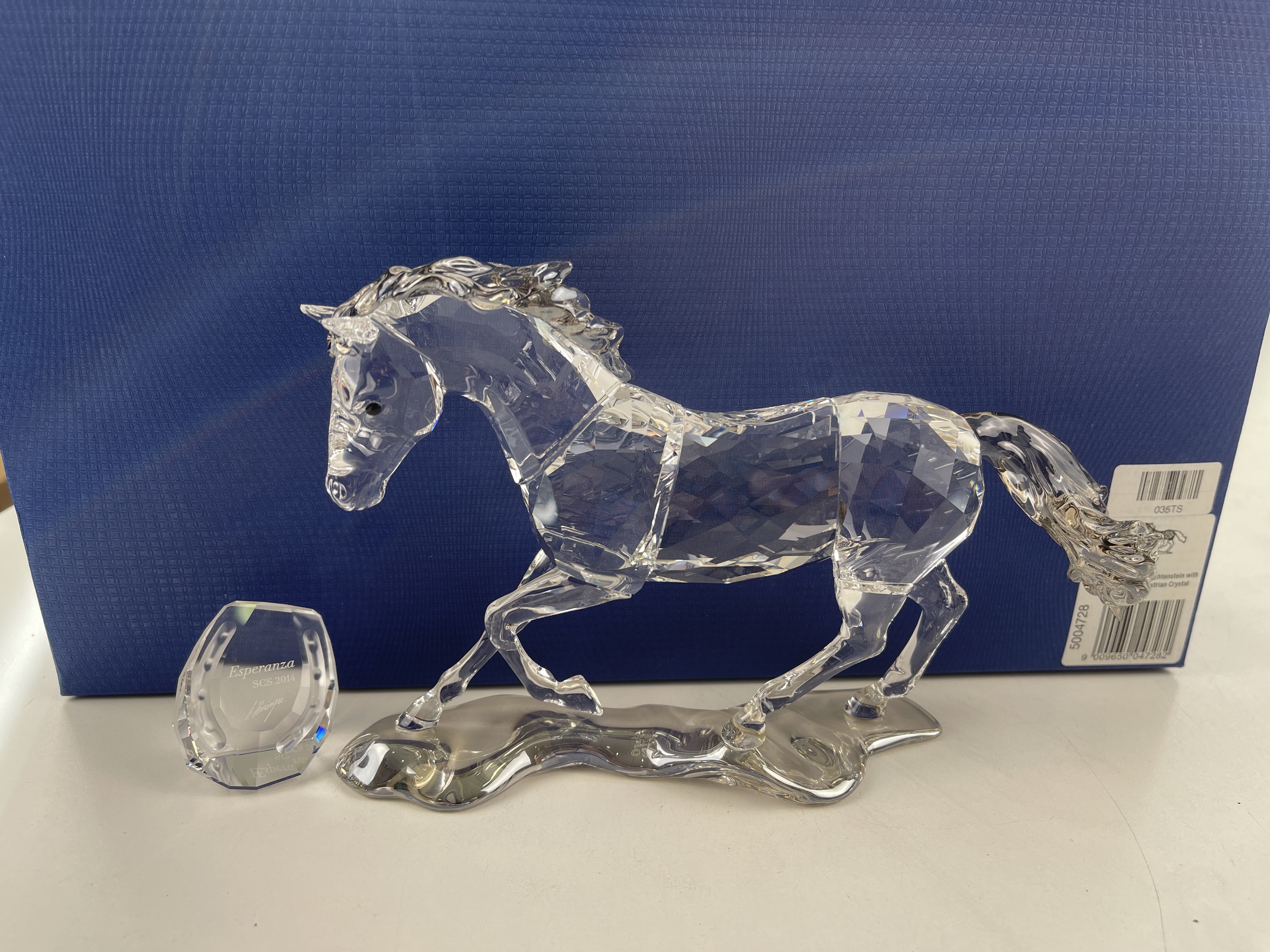 Swarovski Figur 5004728 Pferd Esperanza 19,9 x 6 x 12,2  cm Ovp Zertifikat Top Zustand