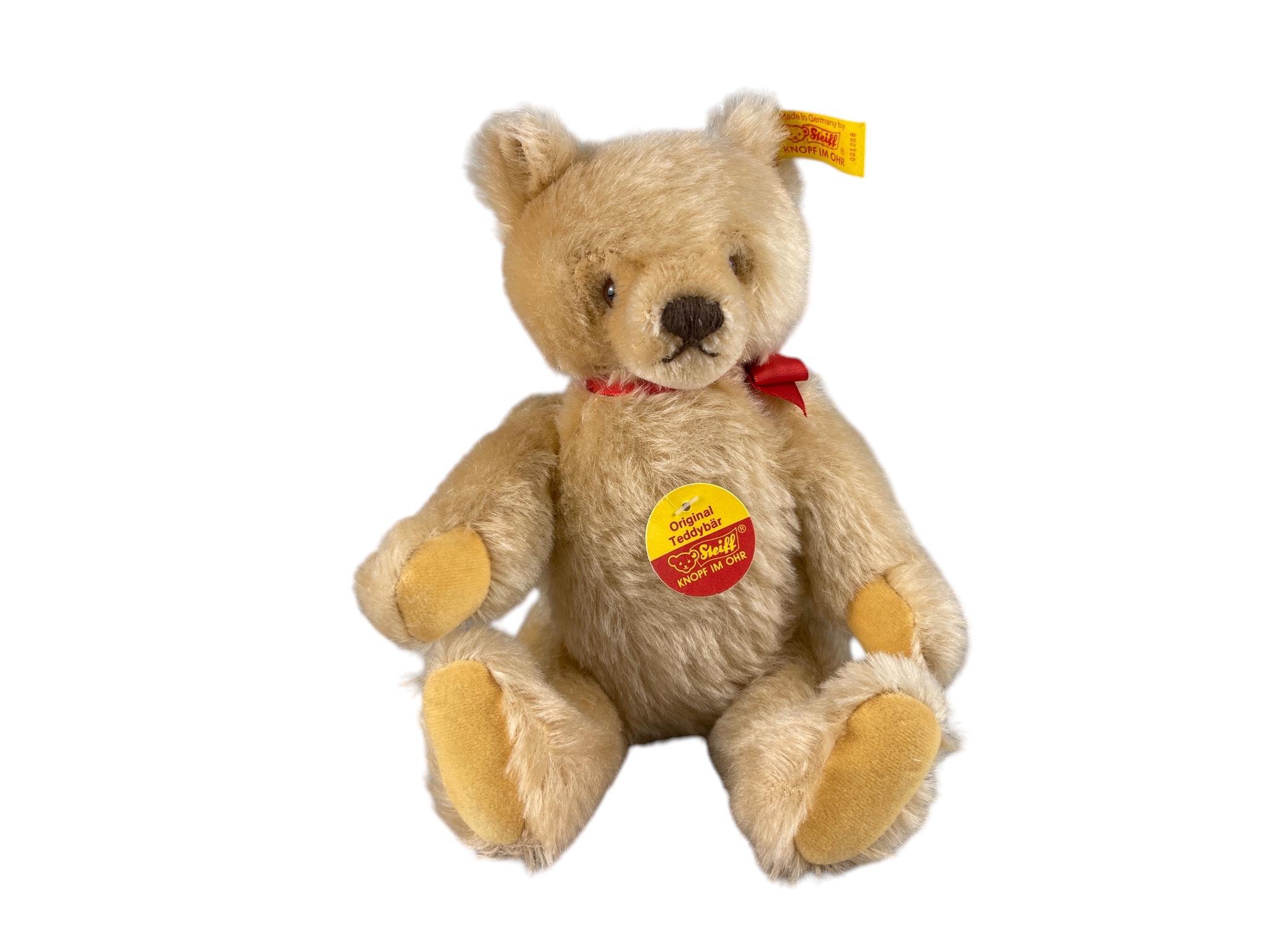 Steiff Tier 001208 Teddy Bär  Mohair 25 cm. Top Zustand