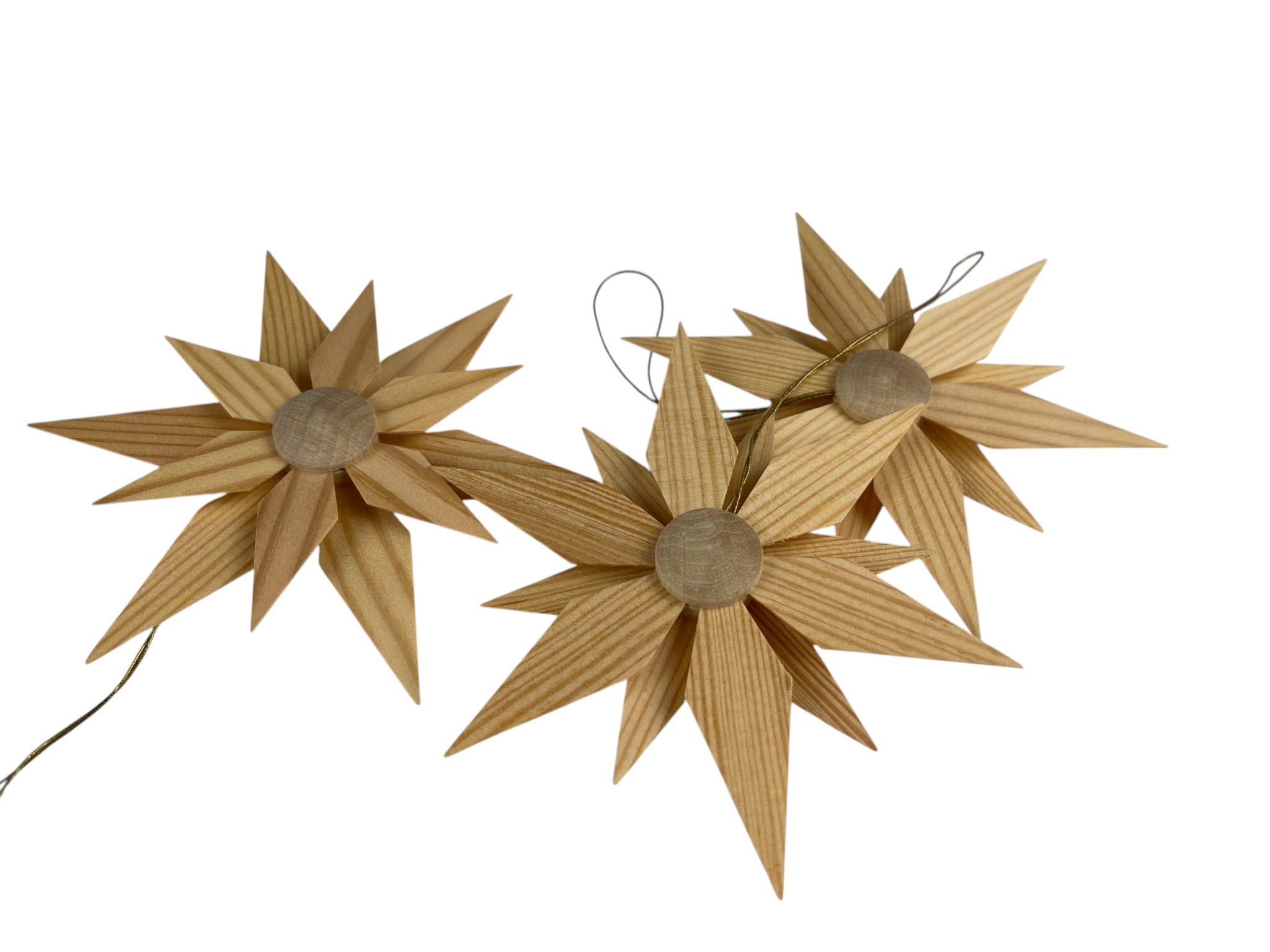 Erzgebirge Figur Ornament 3 Stück je 11 cm. Top Zustand   