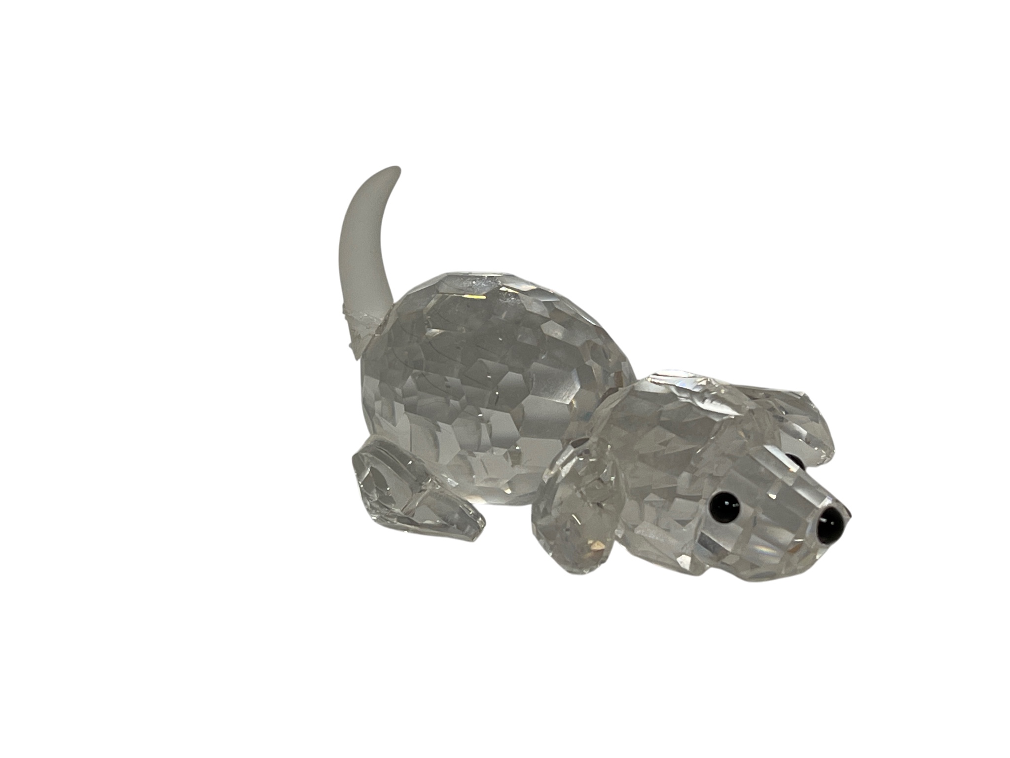 Swarovski Figur 172296 Beagle liegend 4,5 cm. Zustand siehe Fotos