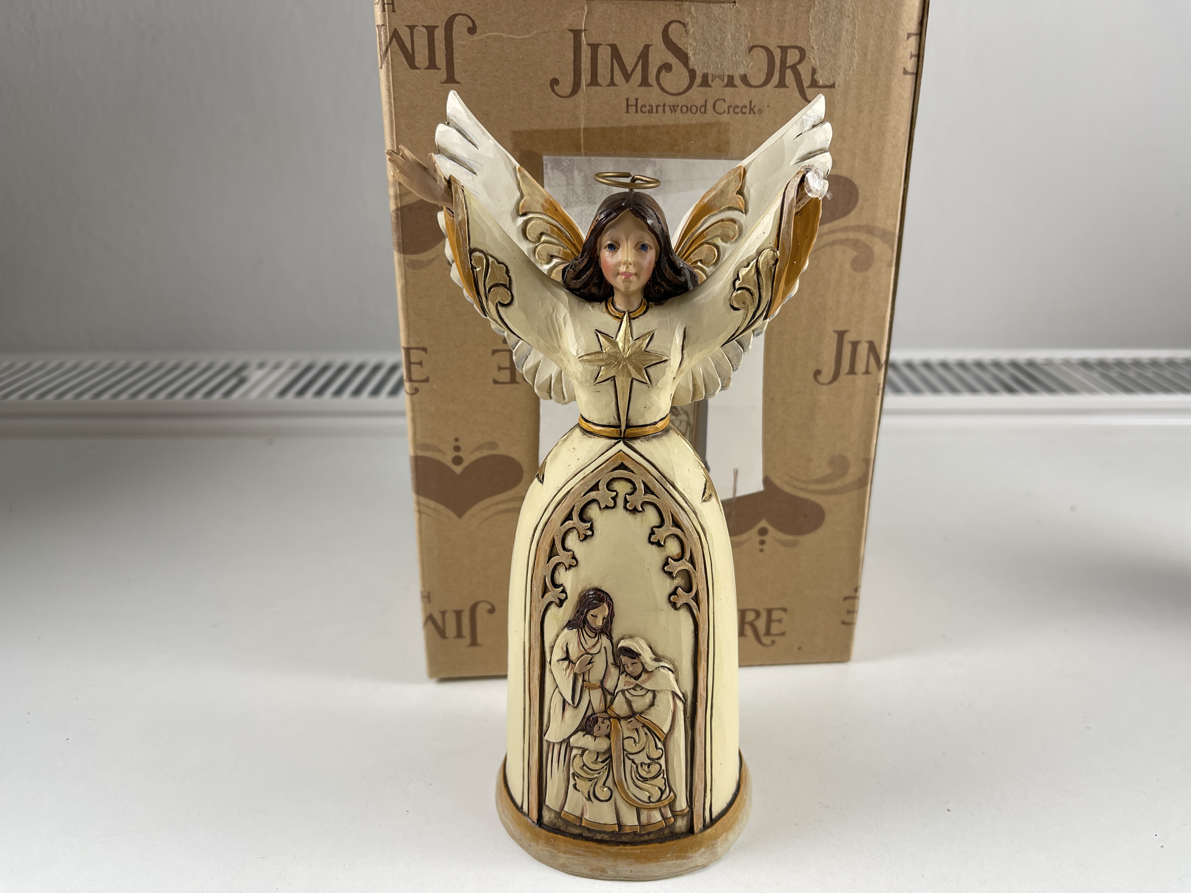 Sammlerfigur Figur Jim Shore Figur Engel 19 cm Kleiner Defekt 