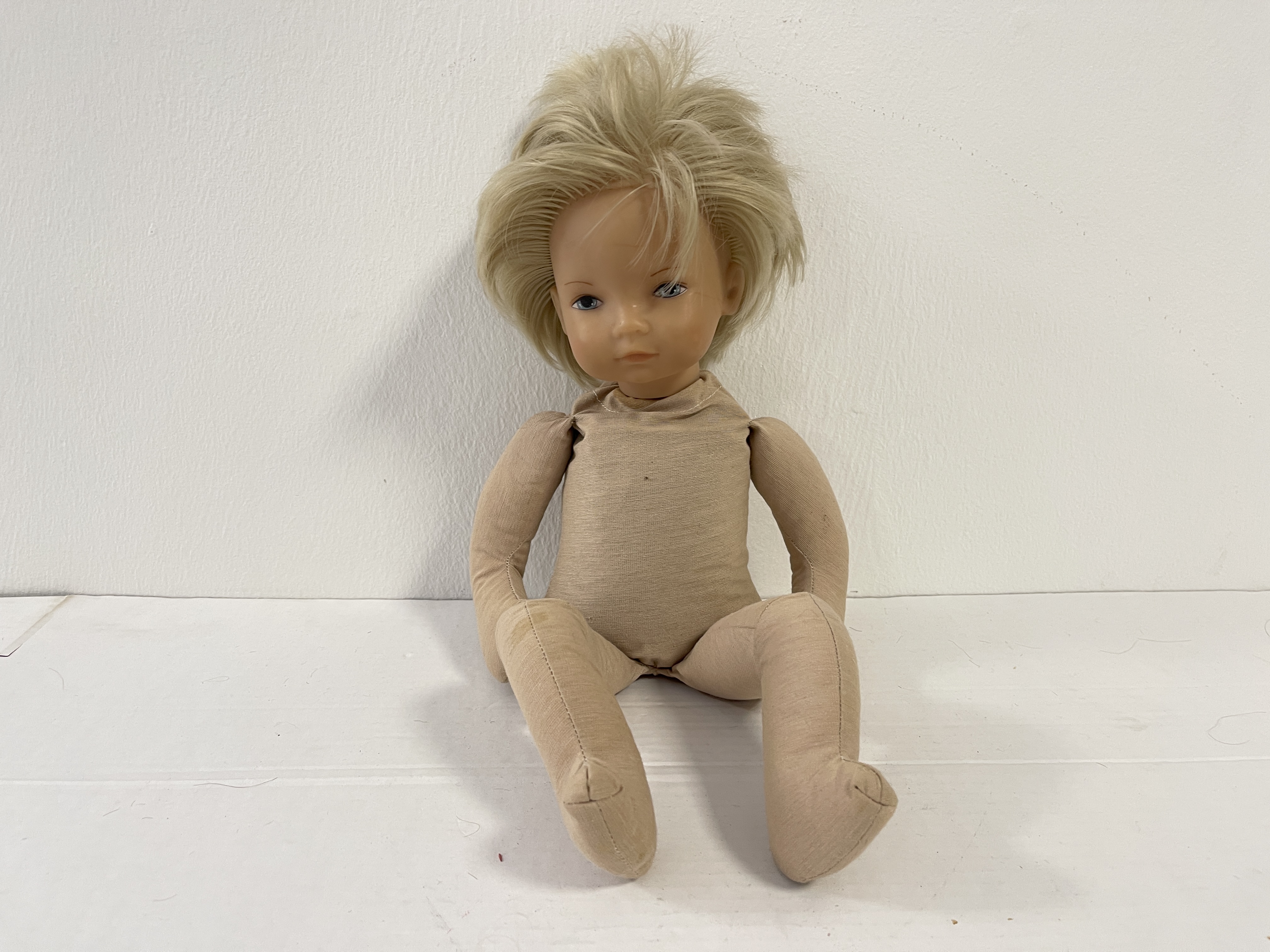  Künstlerpuppe Schildkröt Heidi Ott Vinyl Puppe 45 cm. Top Zustand     