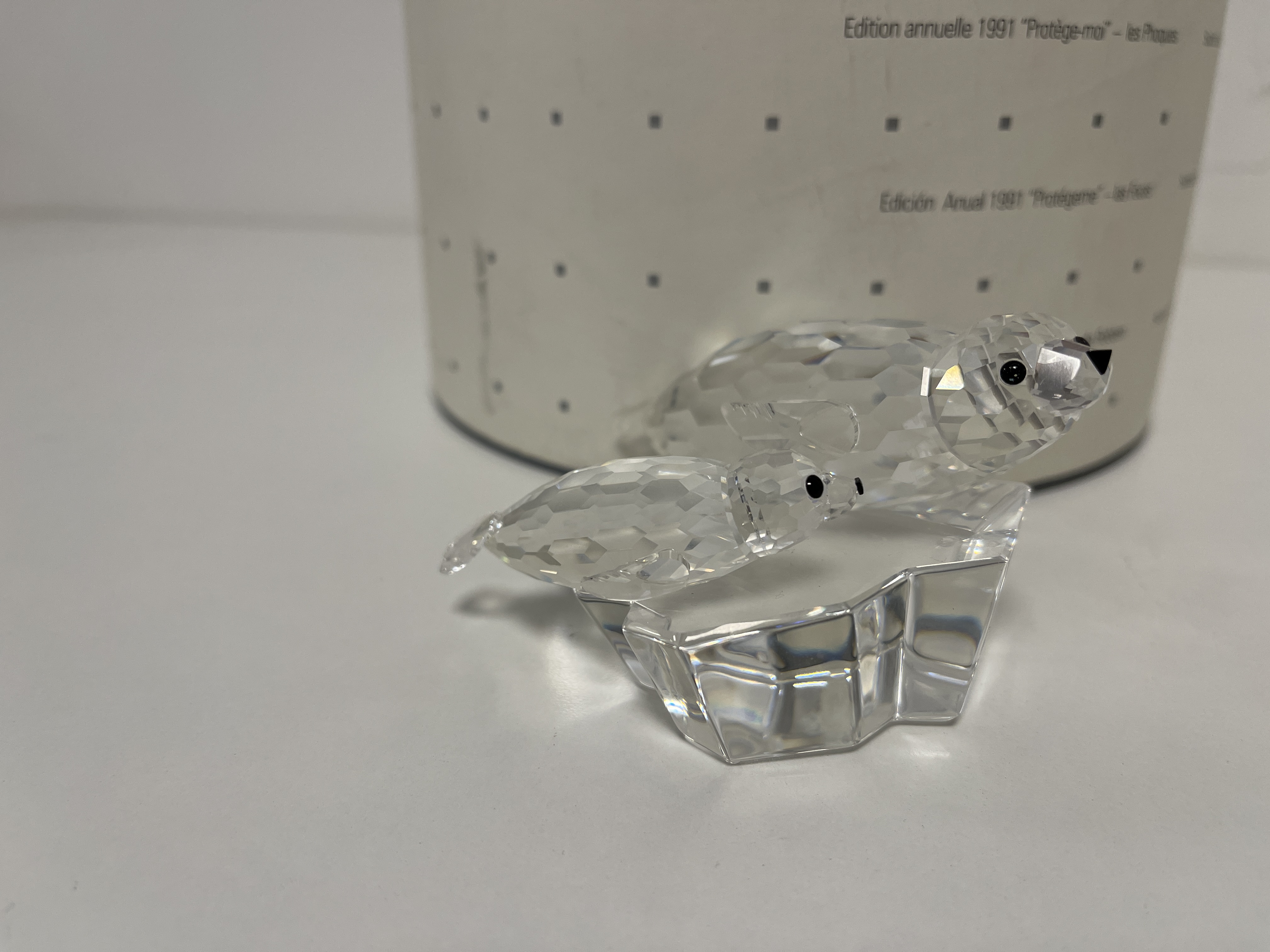 Swarovski Figur 158872 Jahresfigur Die Robben 11 cm. Ovp & Zertifikat. Defekt 