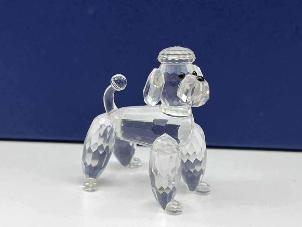 Swarovski Figur Kristall 167571 Pudel stehend 5,7 cm. Top Zustand 