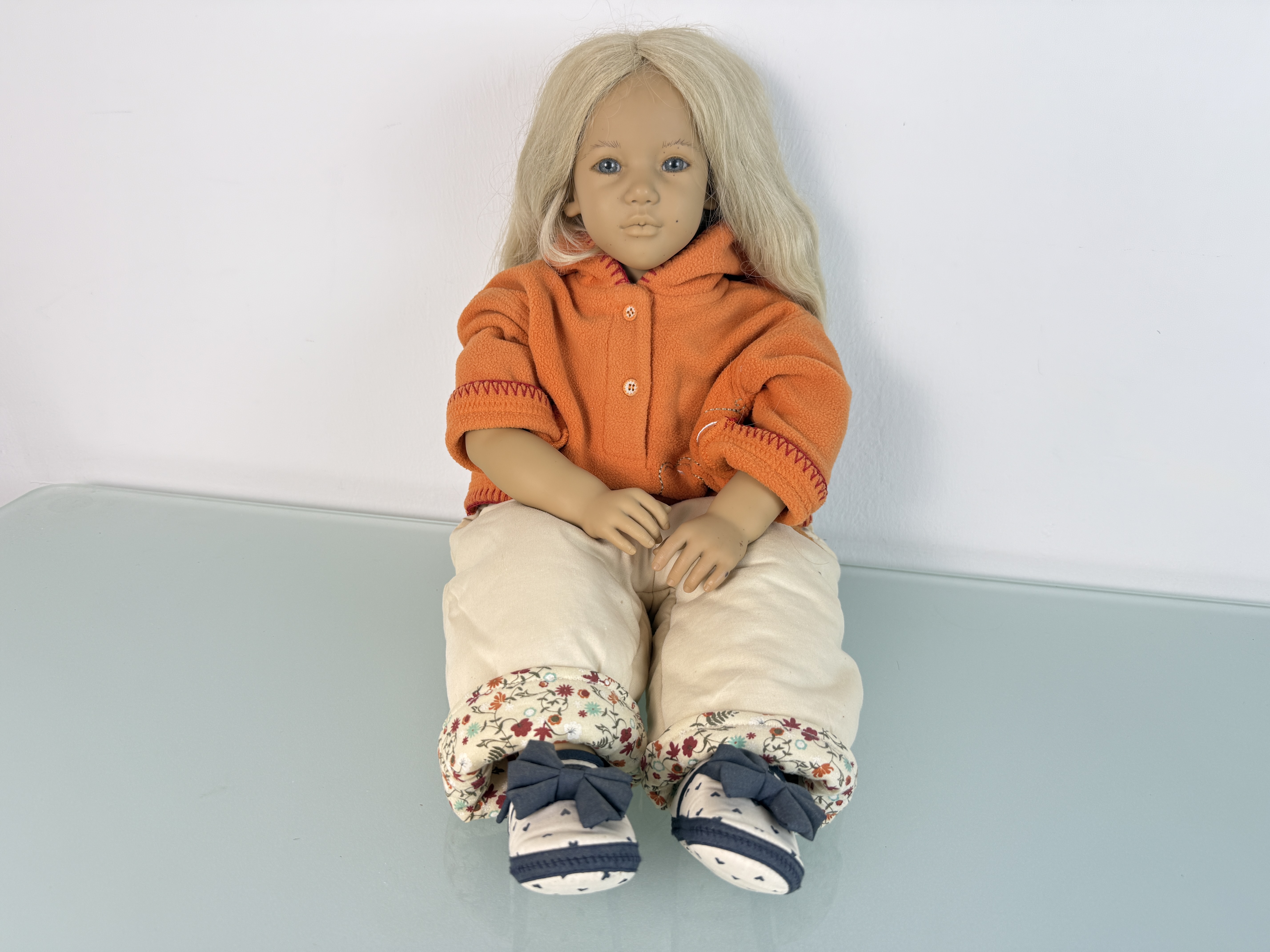 Künstlerpuppe Annette Himstedt Puppe Jule 66 cm. Top Zustand