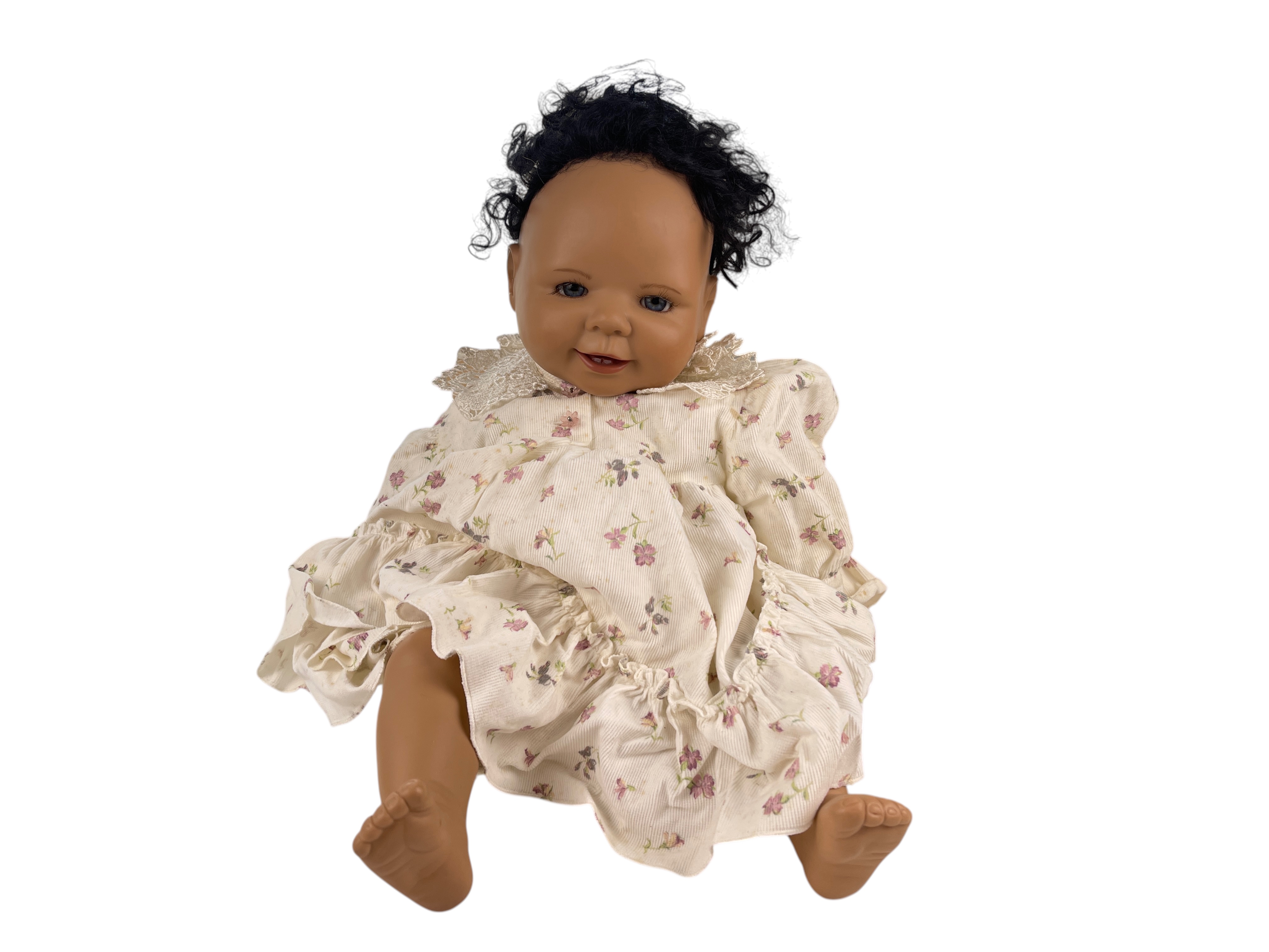 Künstlerpuppe Sigikid Vinyl Puppe Inge Tenbusch 52 cm. Top Zustand 