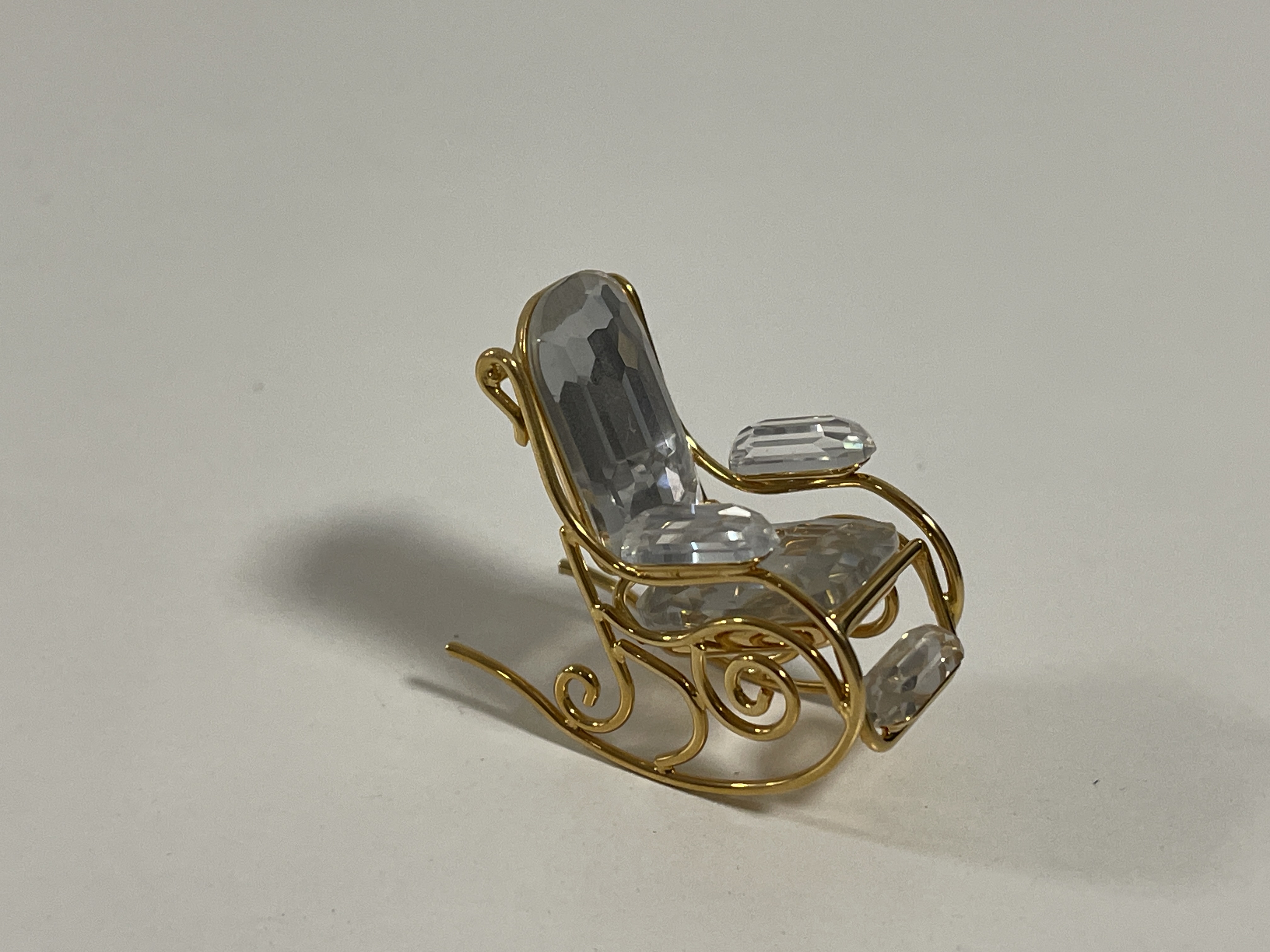  Swarovski Figur 243442 Schaukelstuhl 3 cm. Top Zustand.  