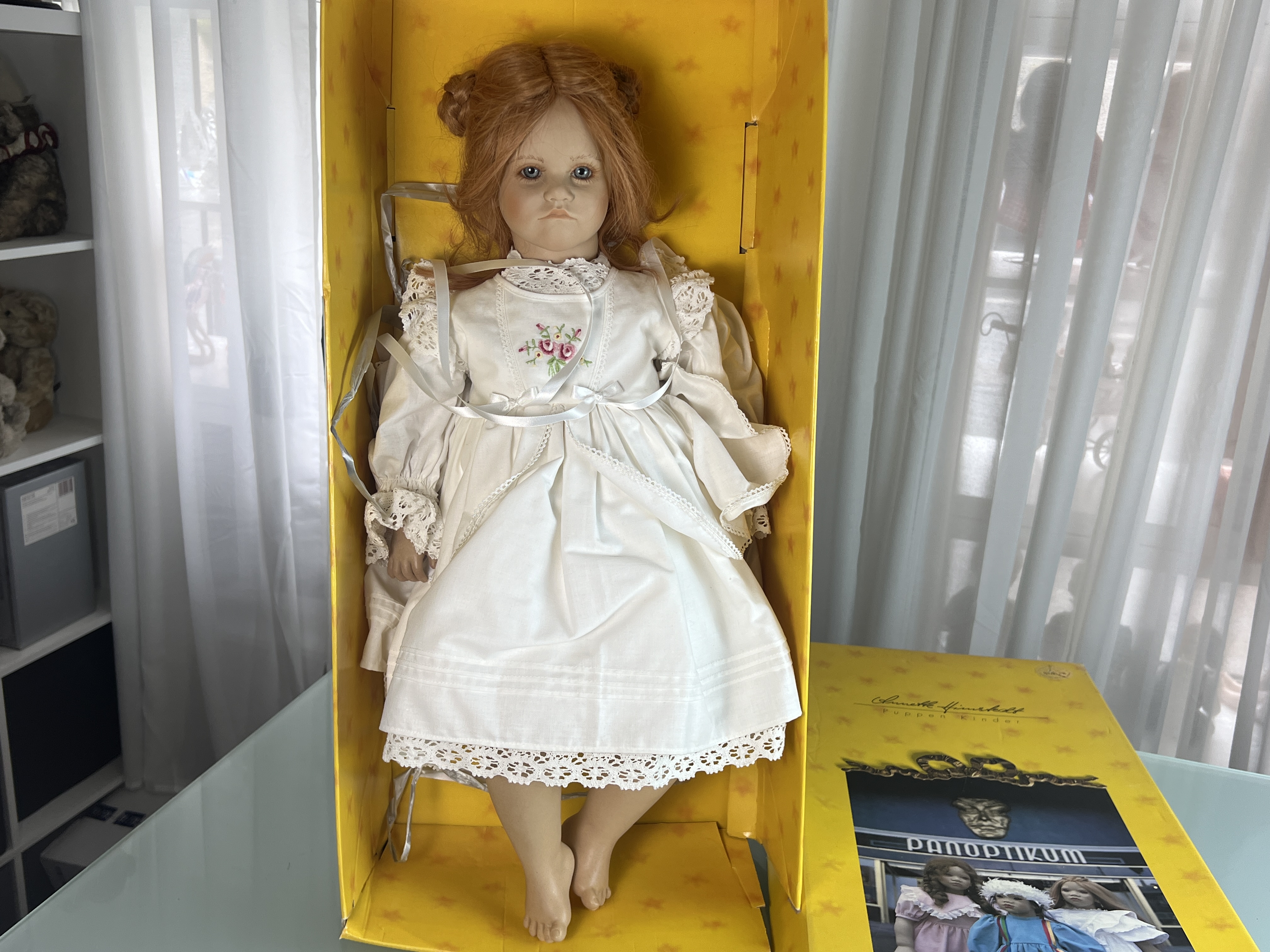 Künstlerpuppe Annette Himstedt Vinyl Puppe Käthe 70 cm. Top Zustand