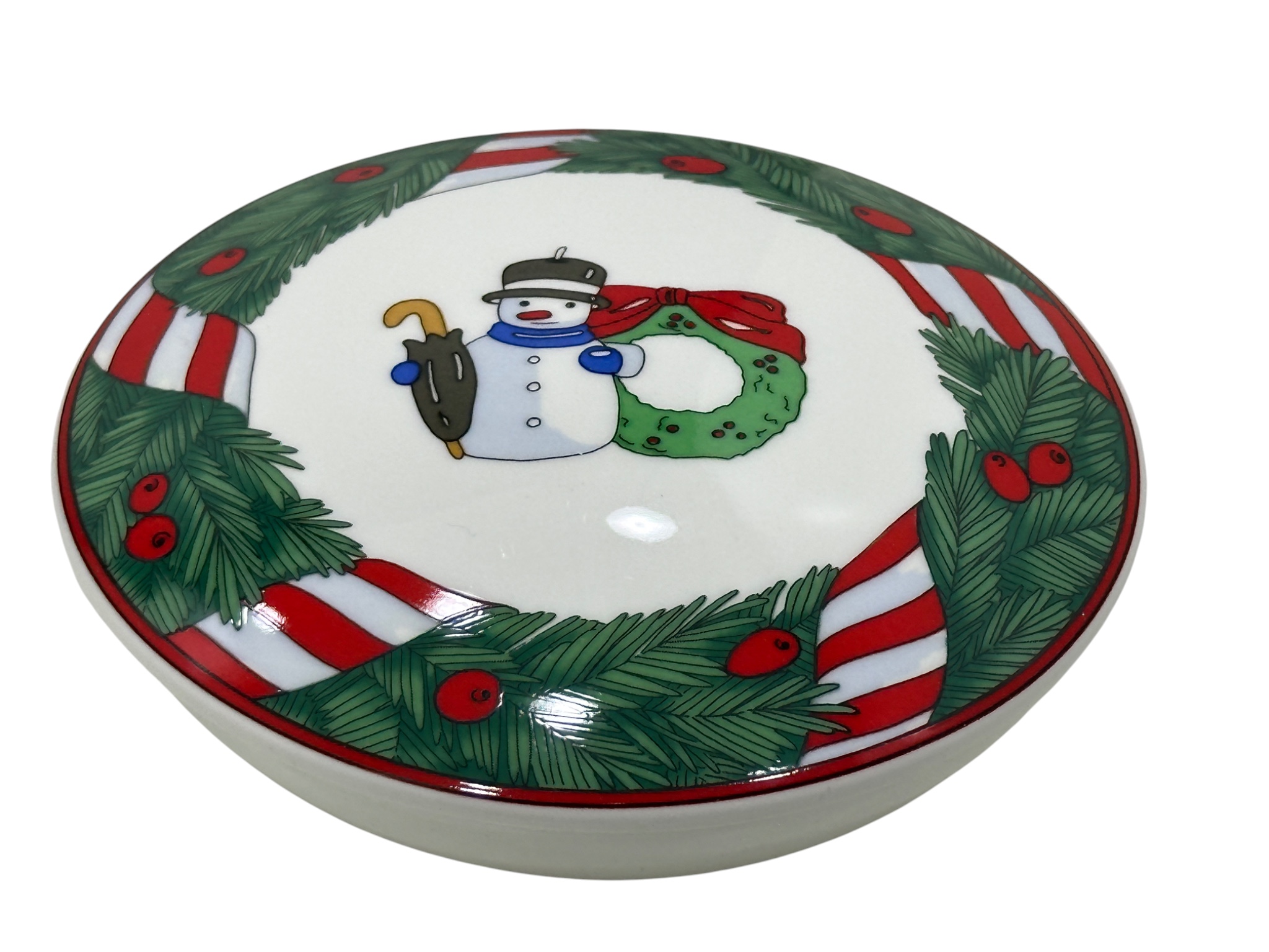 Villeroy und Boch Porzellan "Magie Christmas" Deckeldose Bonboniere 4 cm 13 Ø. 1 Wahl Top Zustand