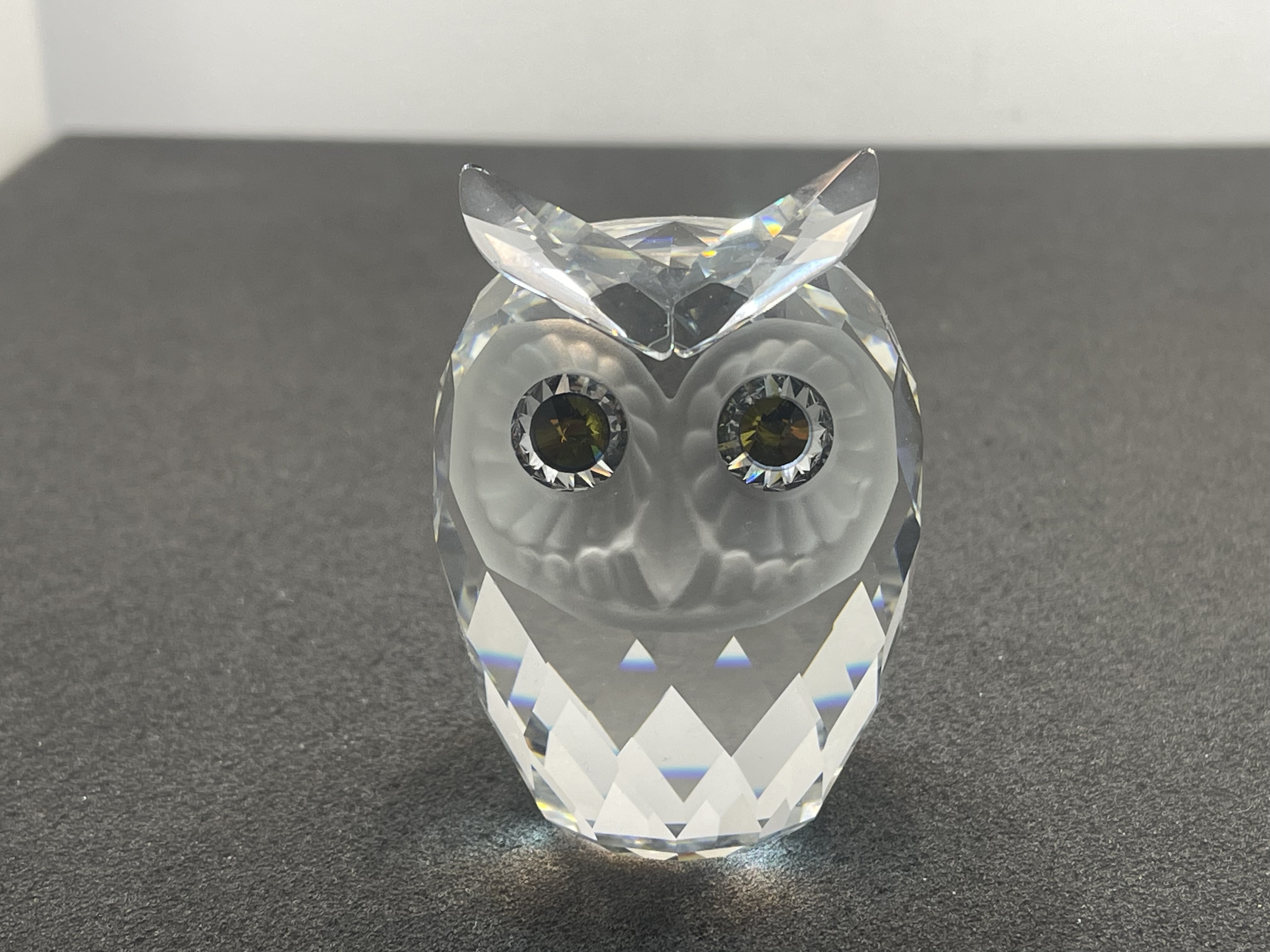 Swarovski Eule 010022 Klar 7 cm groß Top Zustand  