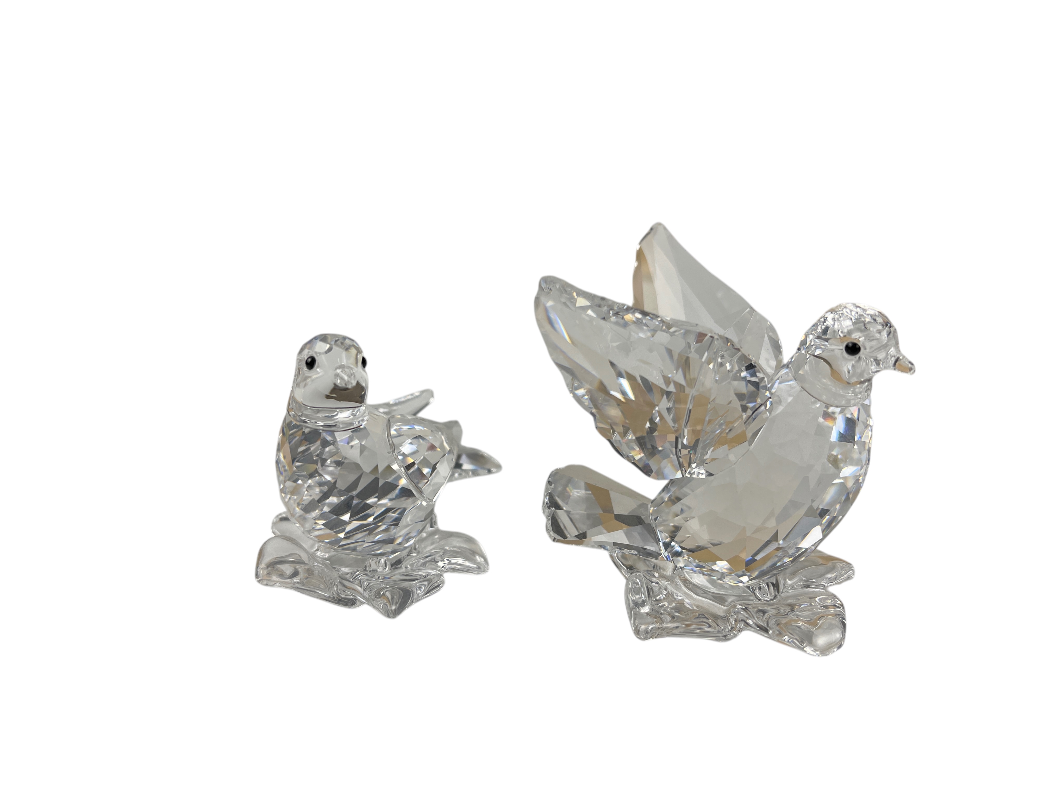 Swarovski Figur 5004726 Turteltauben 6,7 cm. leichter Defekt am Flügel