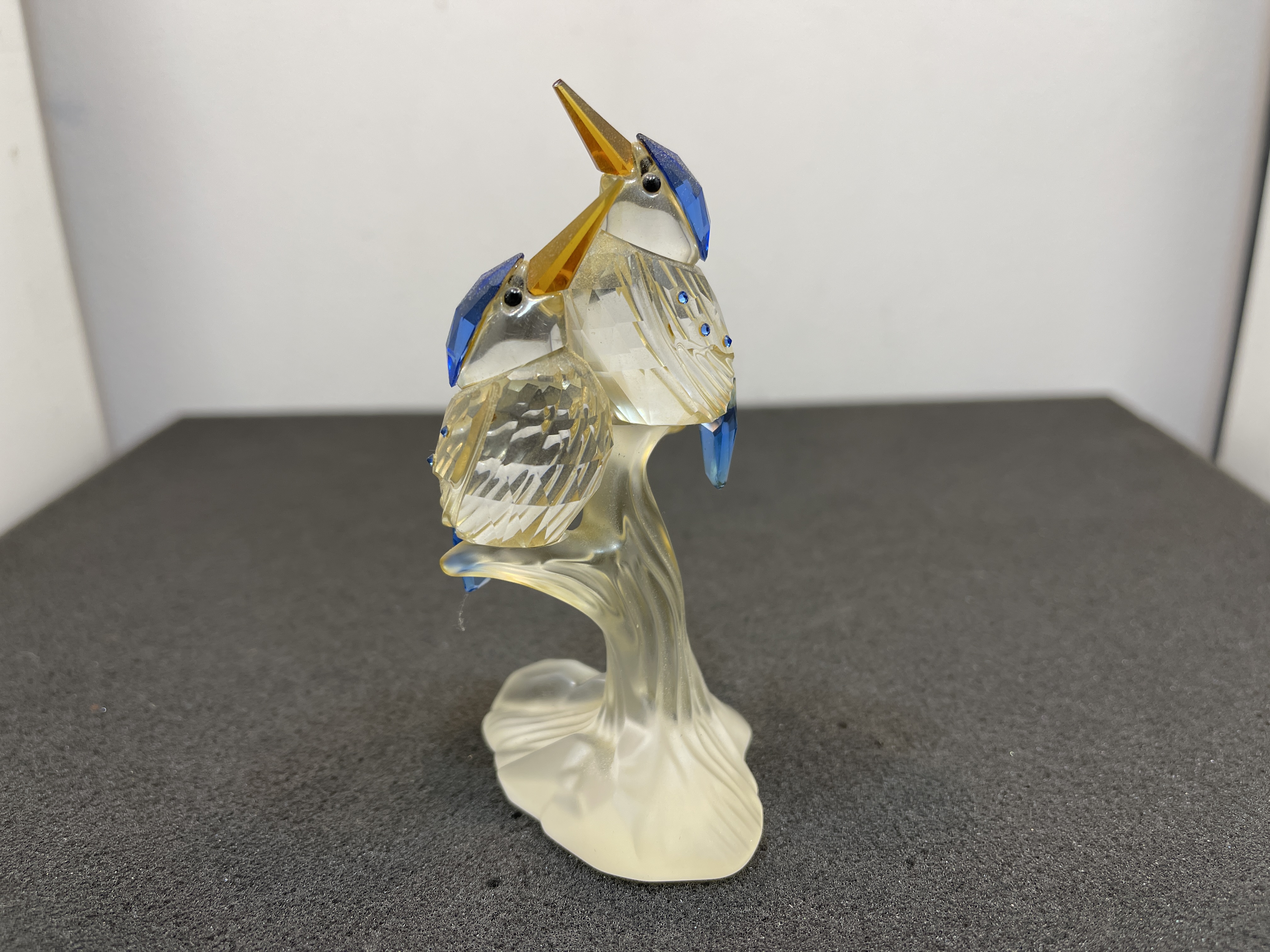 Swarovski Figur 623323 Eisvögel 10,2 cm. - Zustand siehe Fotos 