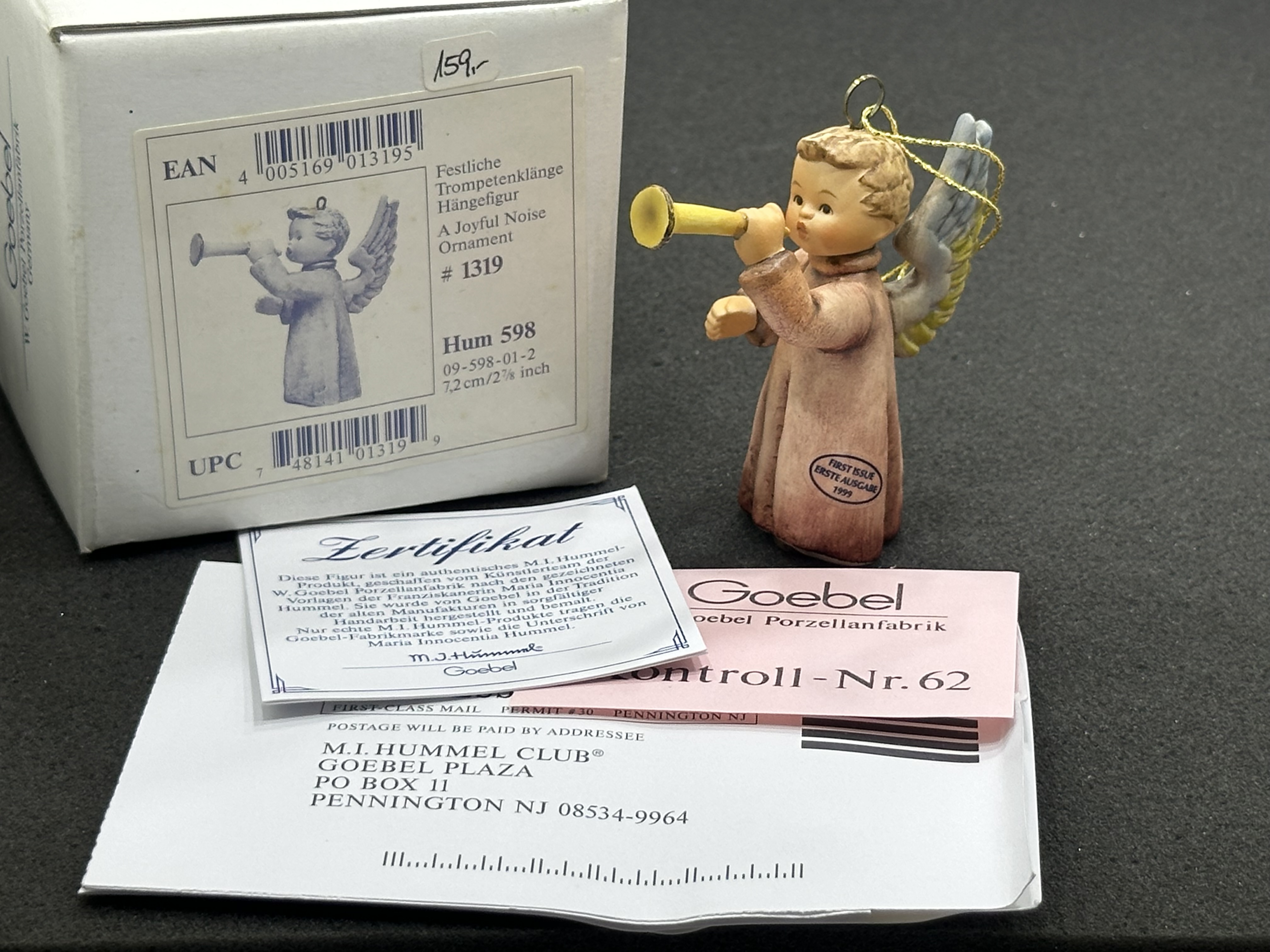 Hummel Figur 598 Festliche Trompetenklänge 7,2 cm. 1 Wahl Top Zustand 