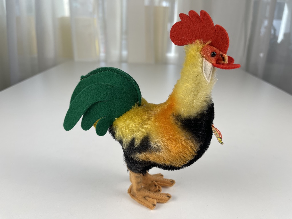 Steiff Tier 3350/17 Hahn 17 cm. Top Zustand