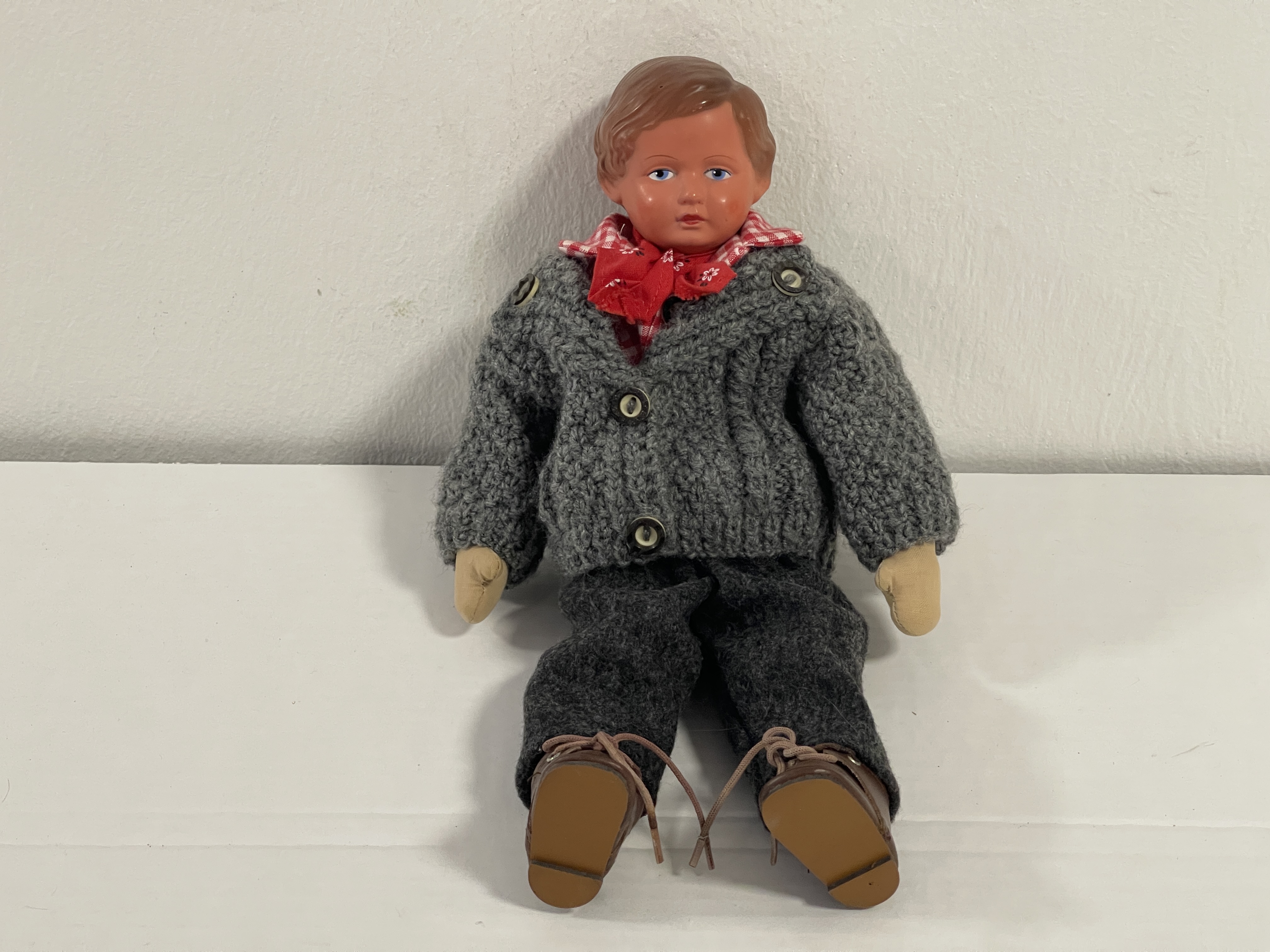 Künstlerpuppe Alte Zelluloid Puppe 29,5 cm Zustand Siehe Fotos 
