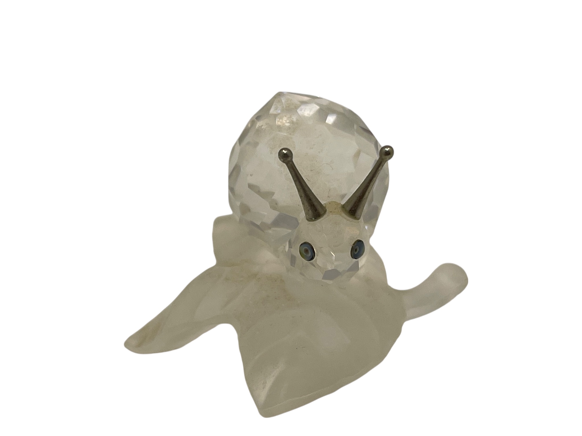 Swarovski Figur 196501 Schnecke auf Blatt. 5 cm. Top Zustand.   