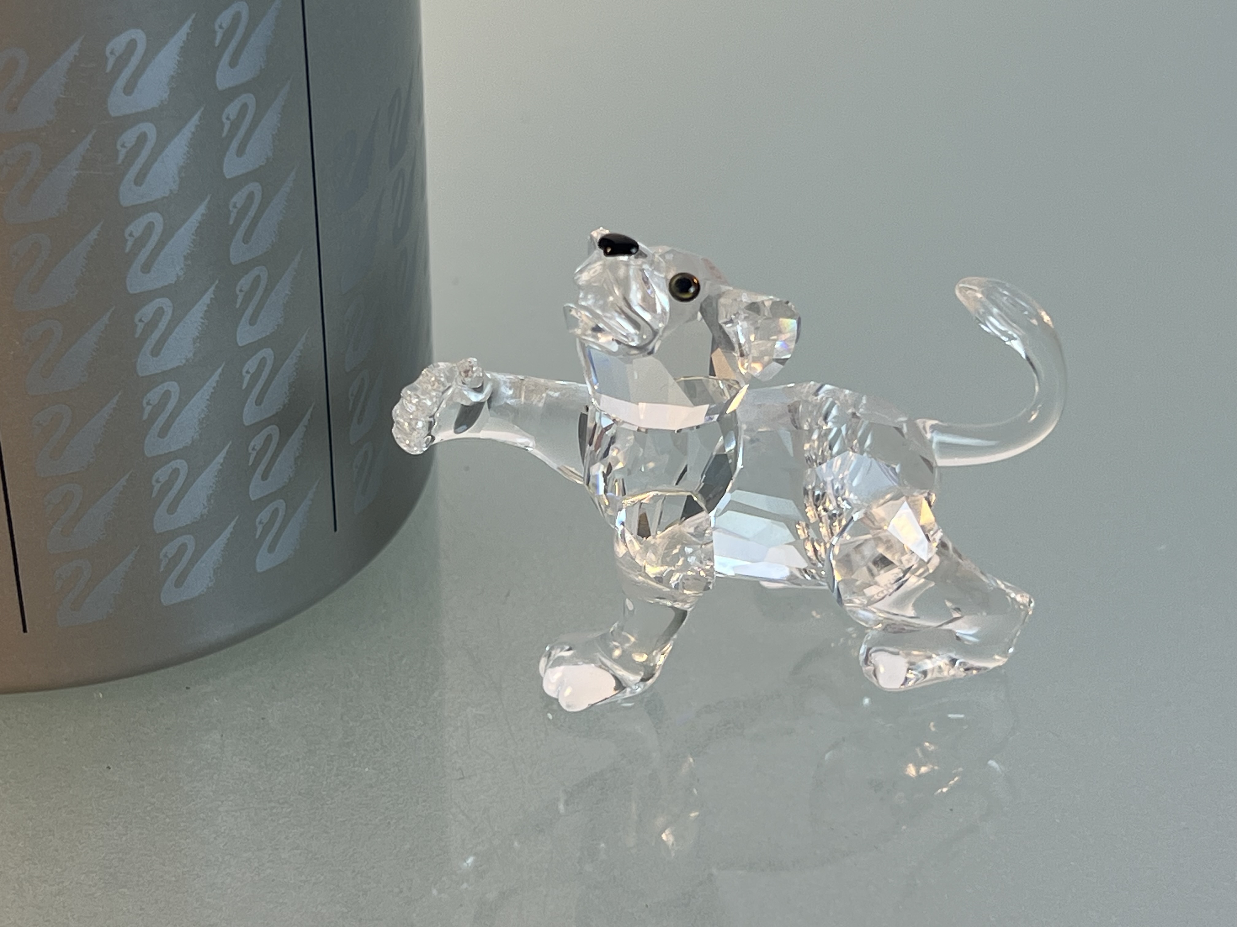  Swarovski Figur 210460 Baby Löwe 6,5 cm. mit Ovp & Zertifikat. Top Zustand 