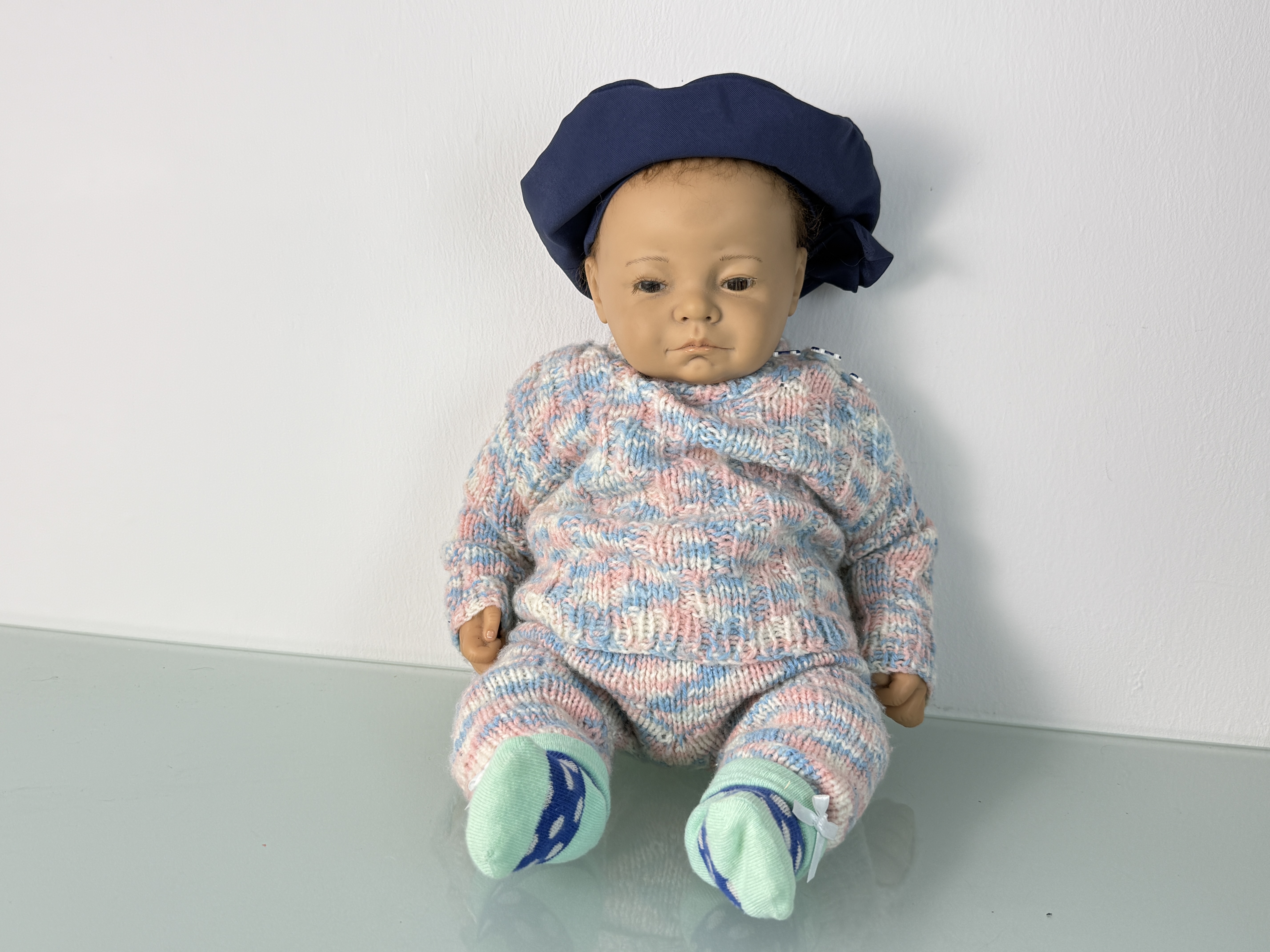 Künstlerpuppe Baby Antonio Juan Vinyl Puppe 50 cm. Siehe Fotos 