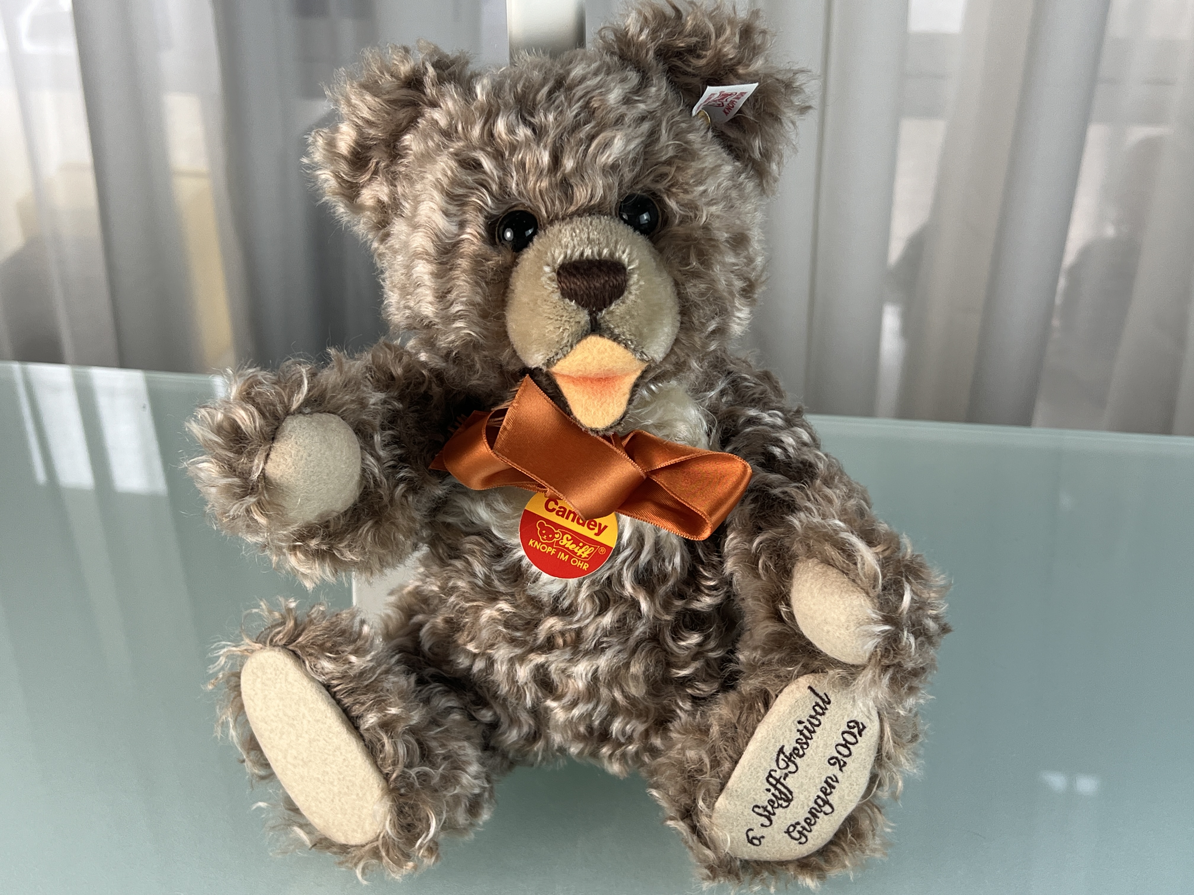 Steiff Tier Teddy Bär 655609 Candey Teddy Bär 30 cm. Top Zustand 