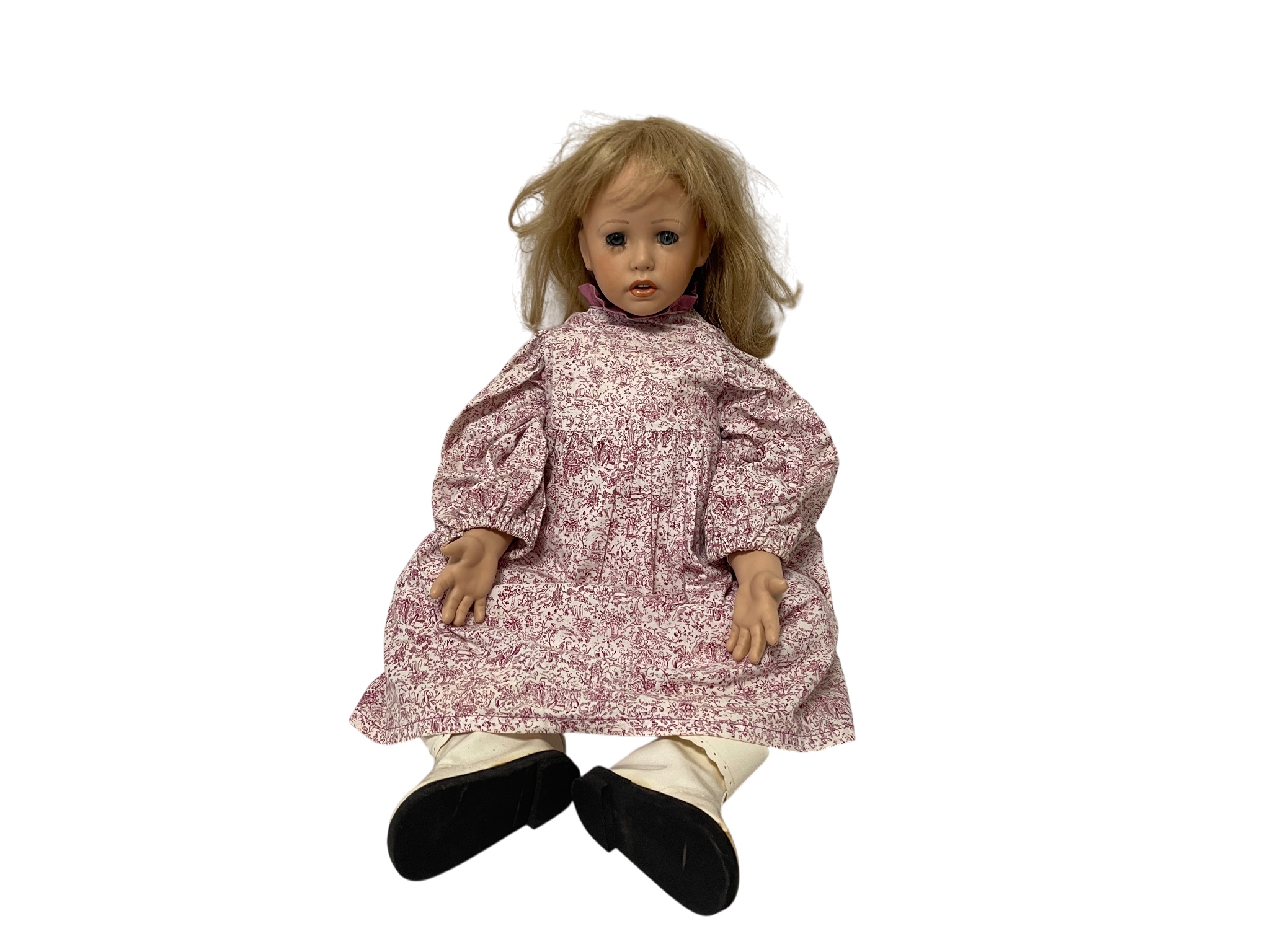 Künstlerpuppe Porzellanpuppe 70 cm. Top Zustand  