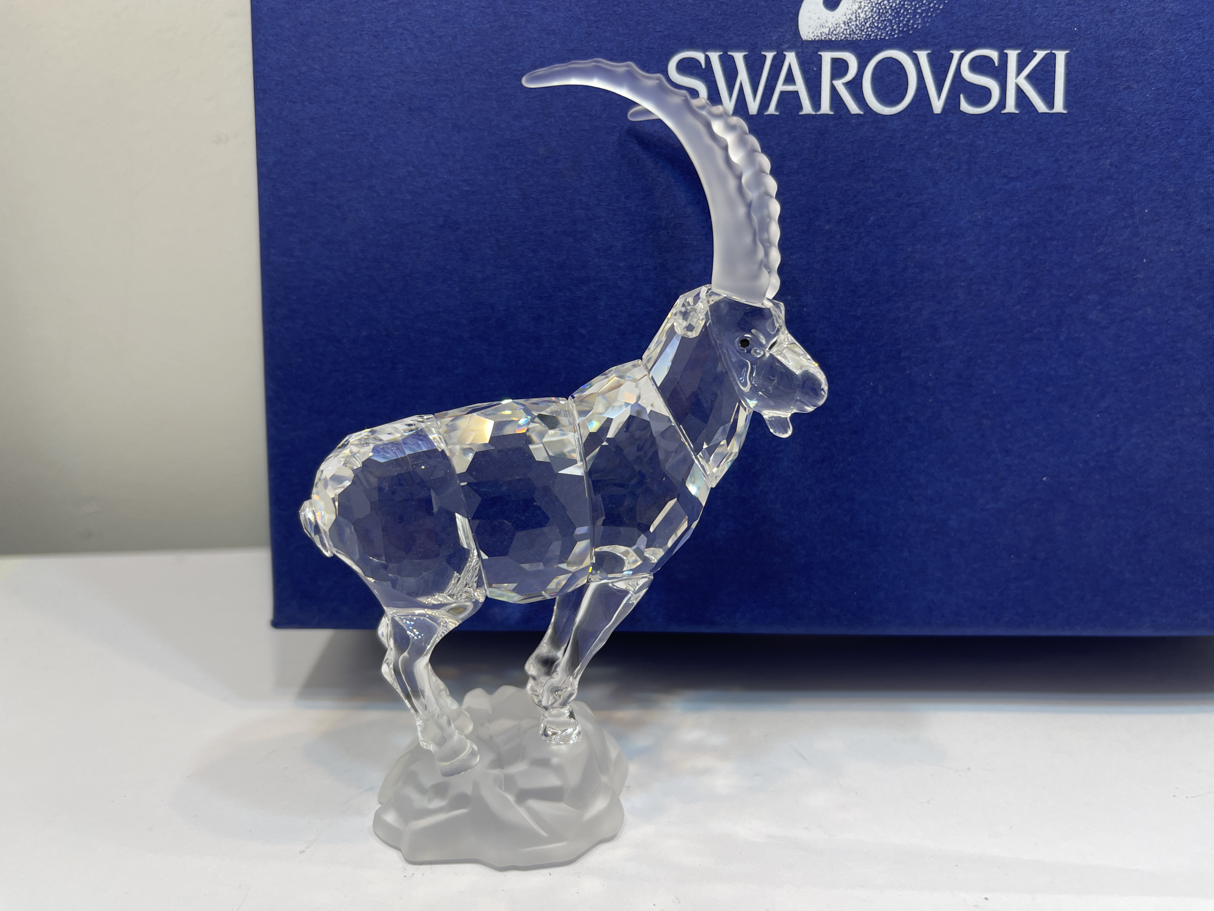 Swarovski Figur 275439 Steinbock 10,2 cm. - Ovp & Zertifikat - Top Zustand.  