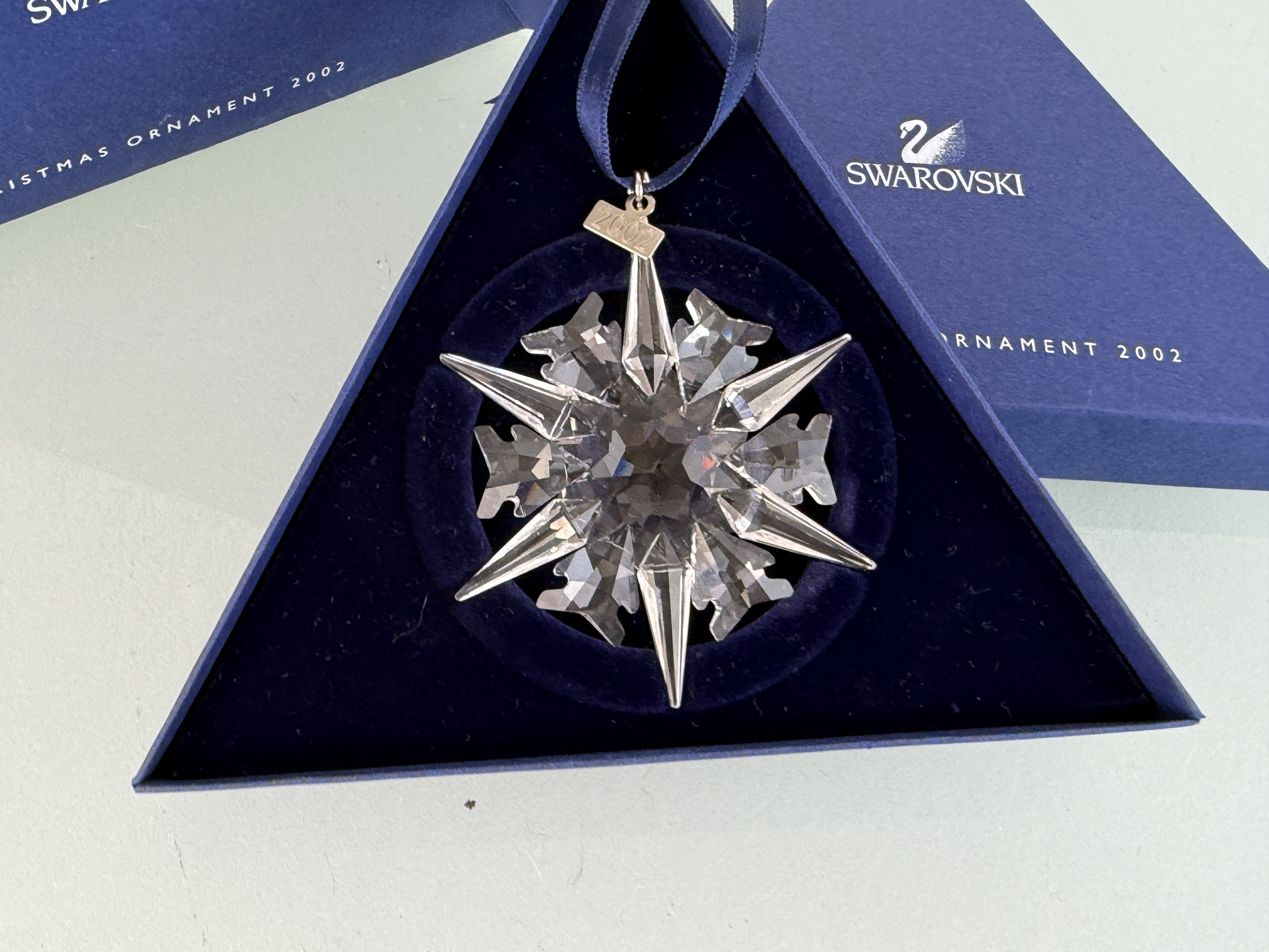 Swarovski Figur 288802 Weihnachtsstern 2002 Groß 7,5 cm. Ovp & Zertifikat - Top Zustand   