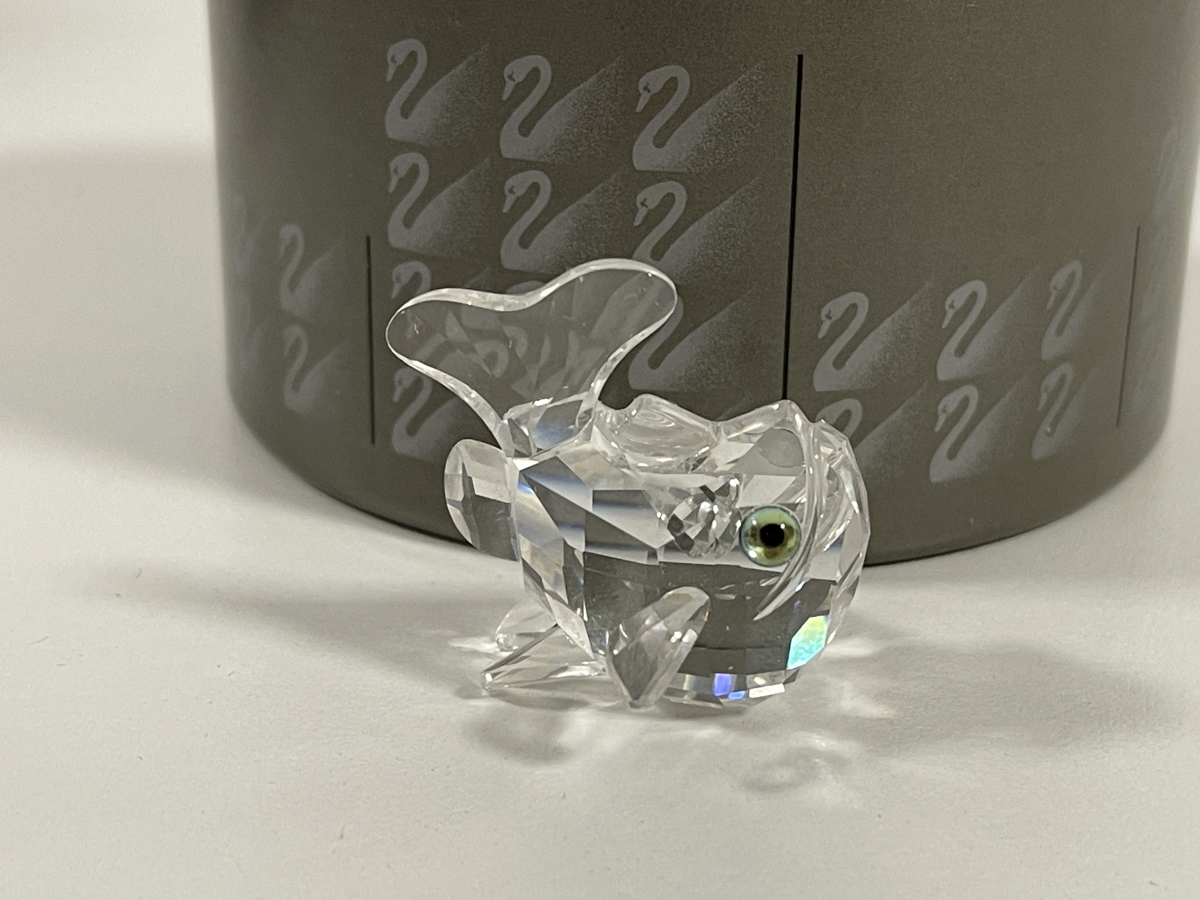 Swarovski Figur 217743 Springender Karpfen 3,5 cm mit OVP + Zertifikat. Top Zustand 