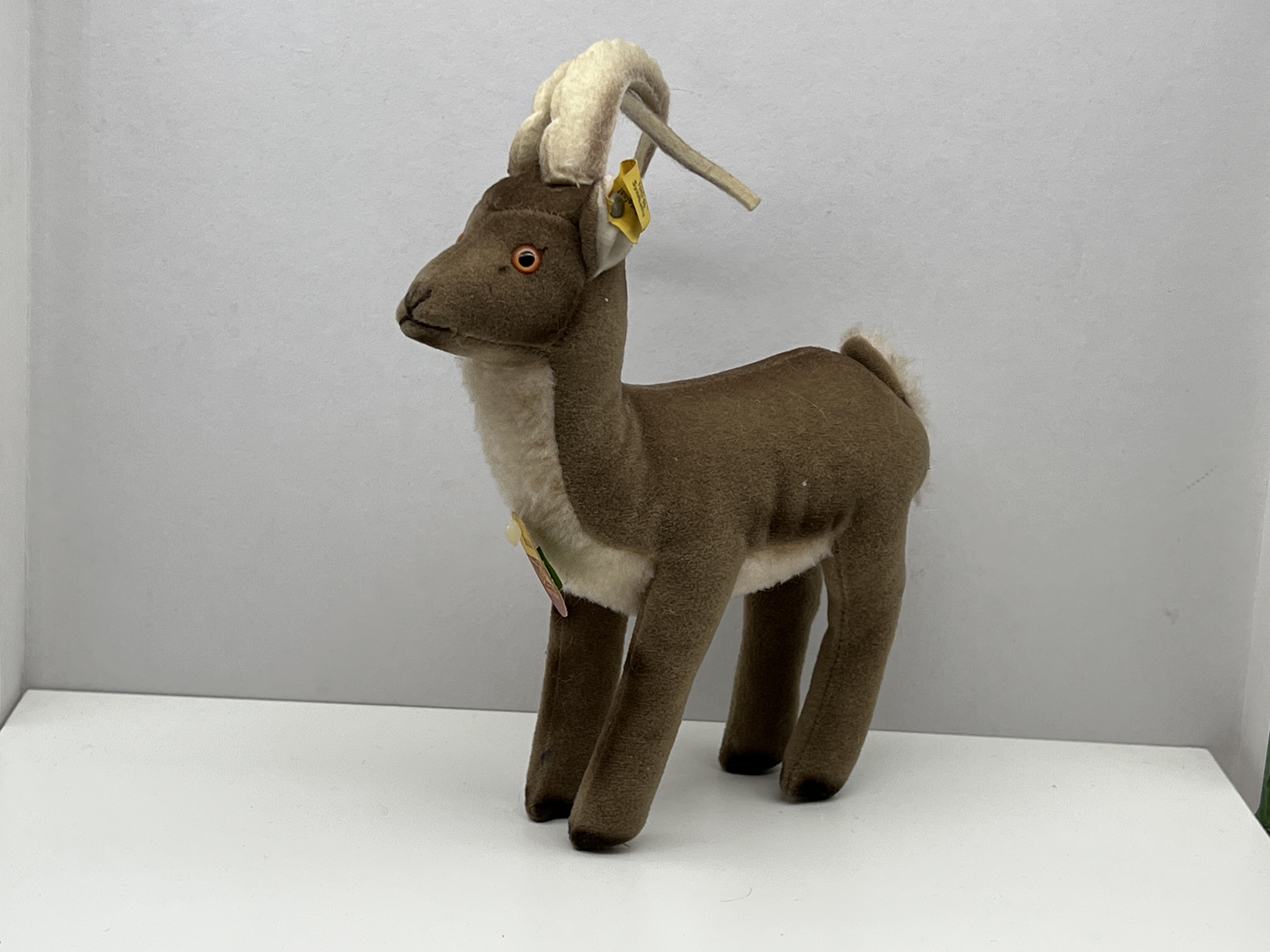 Steiff Tier 1630/22 Steinbock Rocky 22 cm. Top Zustand   