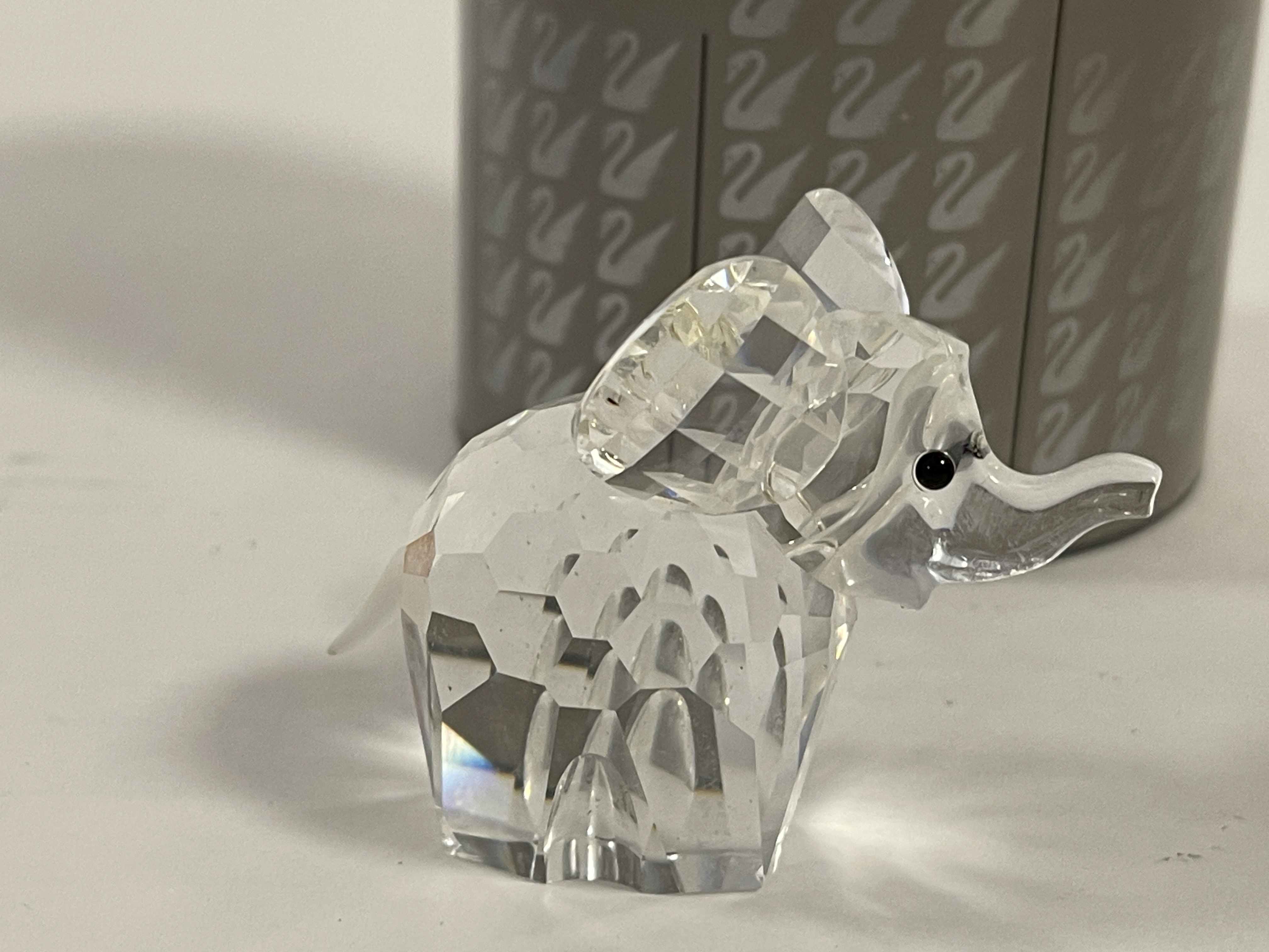 Swarovski Figur 015169 Elefant Groß 6,5 cm. Ovp & Zertifikat. Top Zustand   