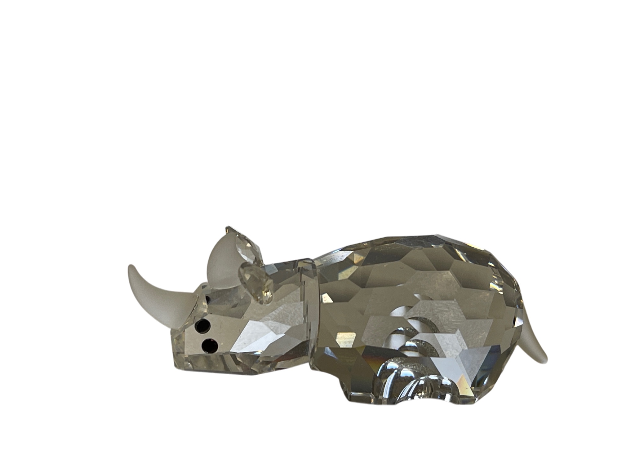 Swarovski Figur 151521 Nashorn 6,3 cm. Top Zustand  