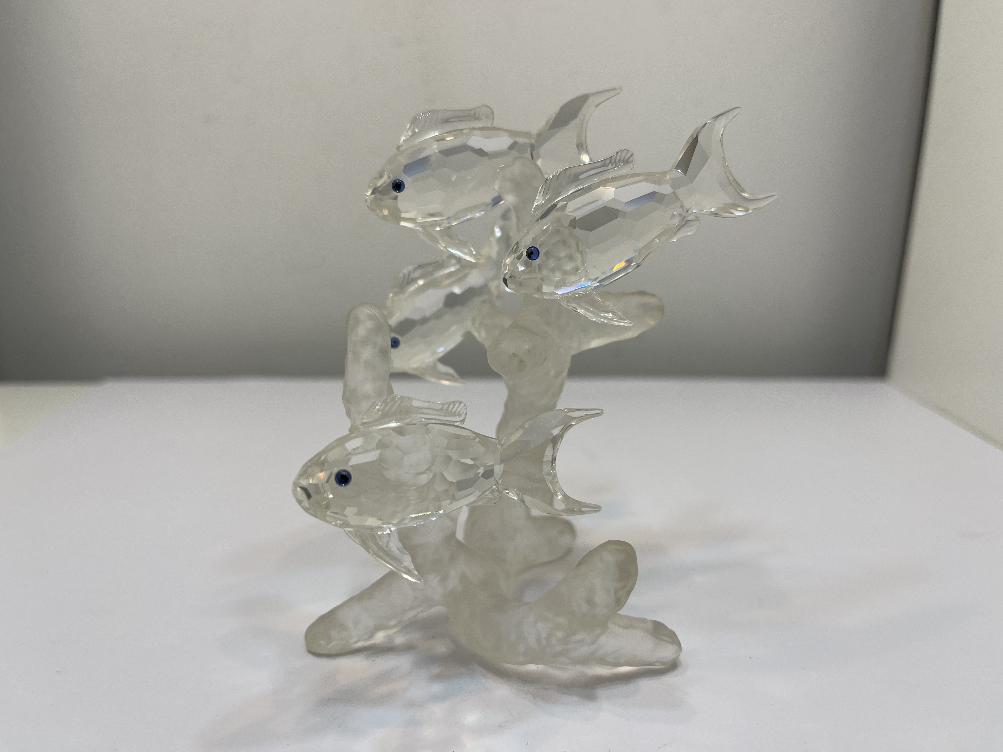Swarovski Figur 666355 Großer Fischschwarm 10 cm. Top Zustand 
