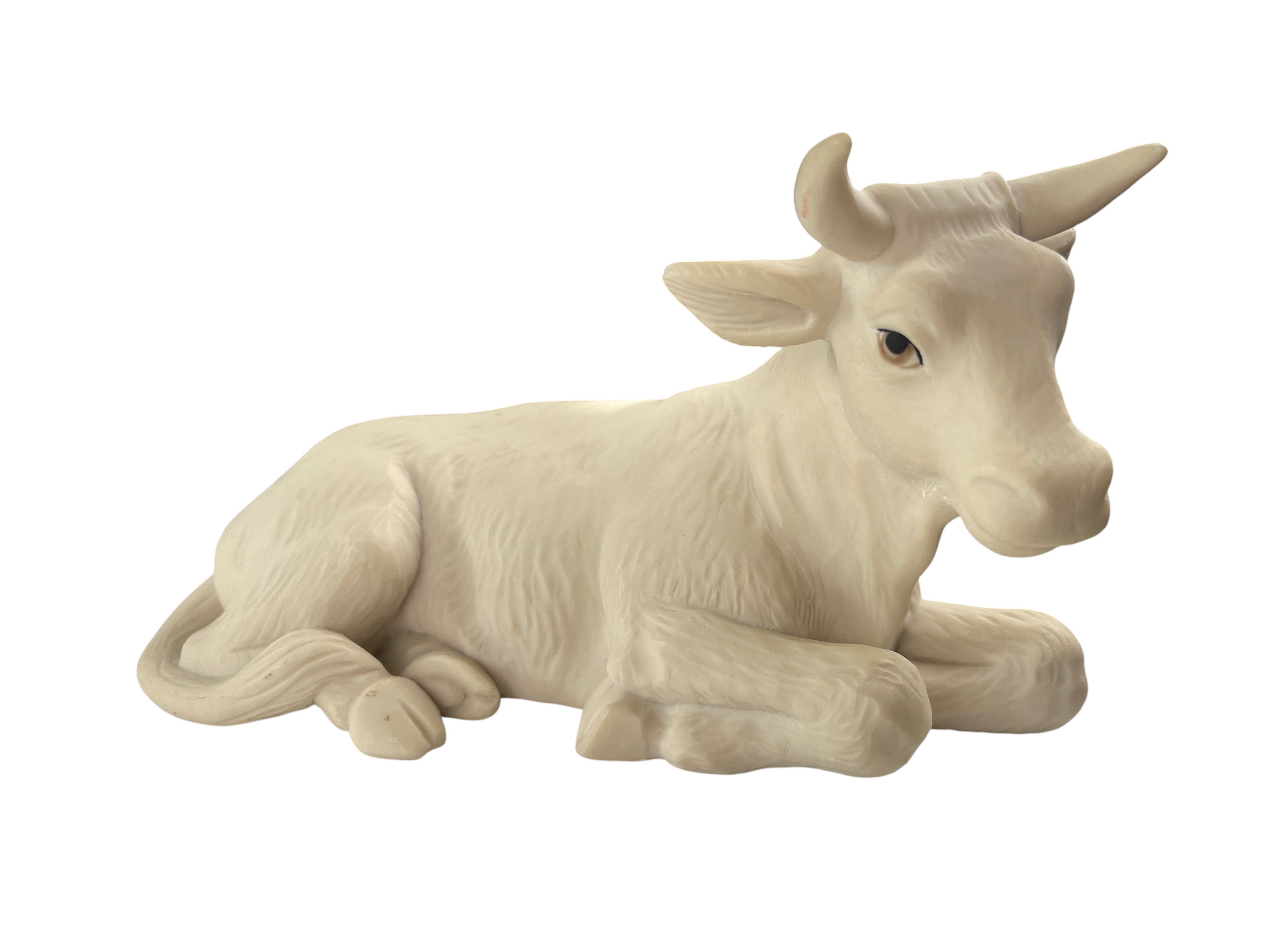 Giuseppe Armani Figur Sammler Ochse Kuh 21 cm Top Zustand 