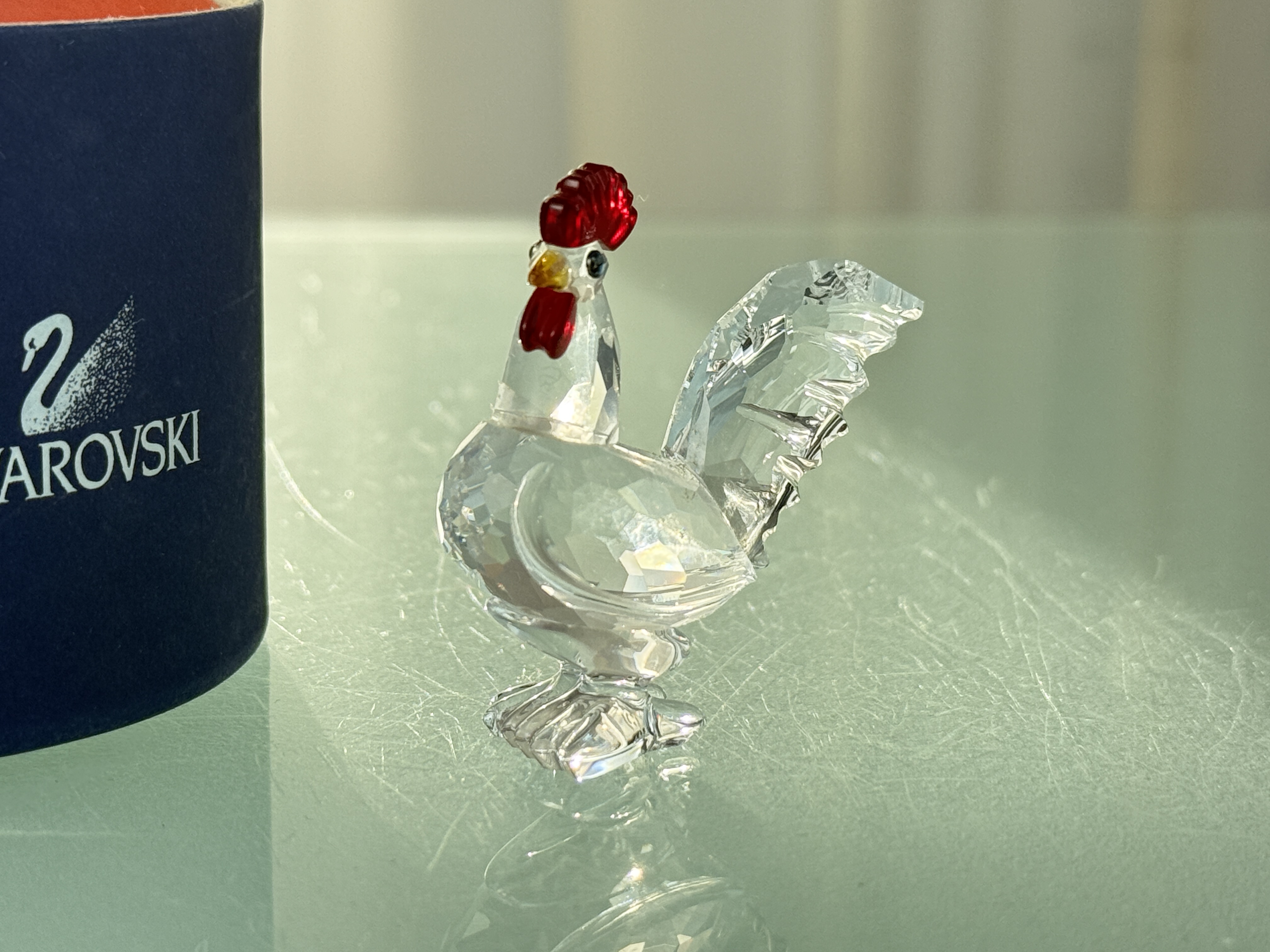 Swarovski Figur 247759 Hahn 5 cm. Mit Ovp & Zertifikat. Top Zustand