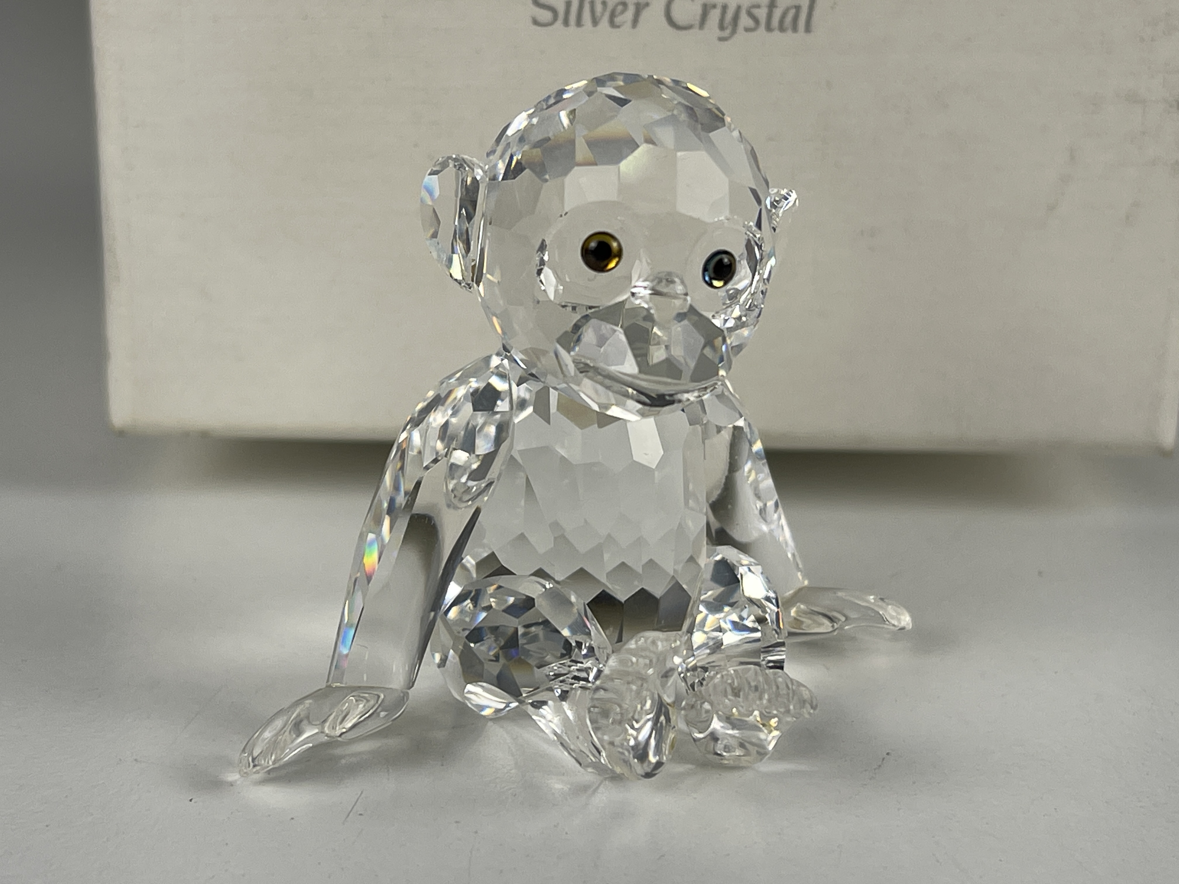 Swarovski Figur 221625 Affe Schimpanse 5,8 cm. + Kiste. Top Zustand 
