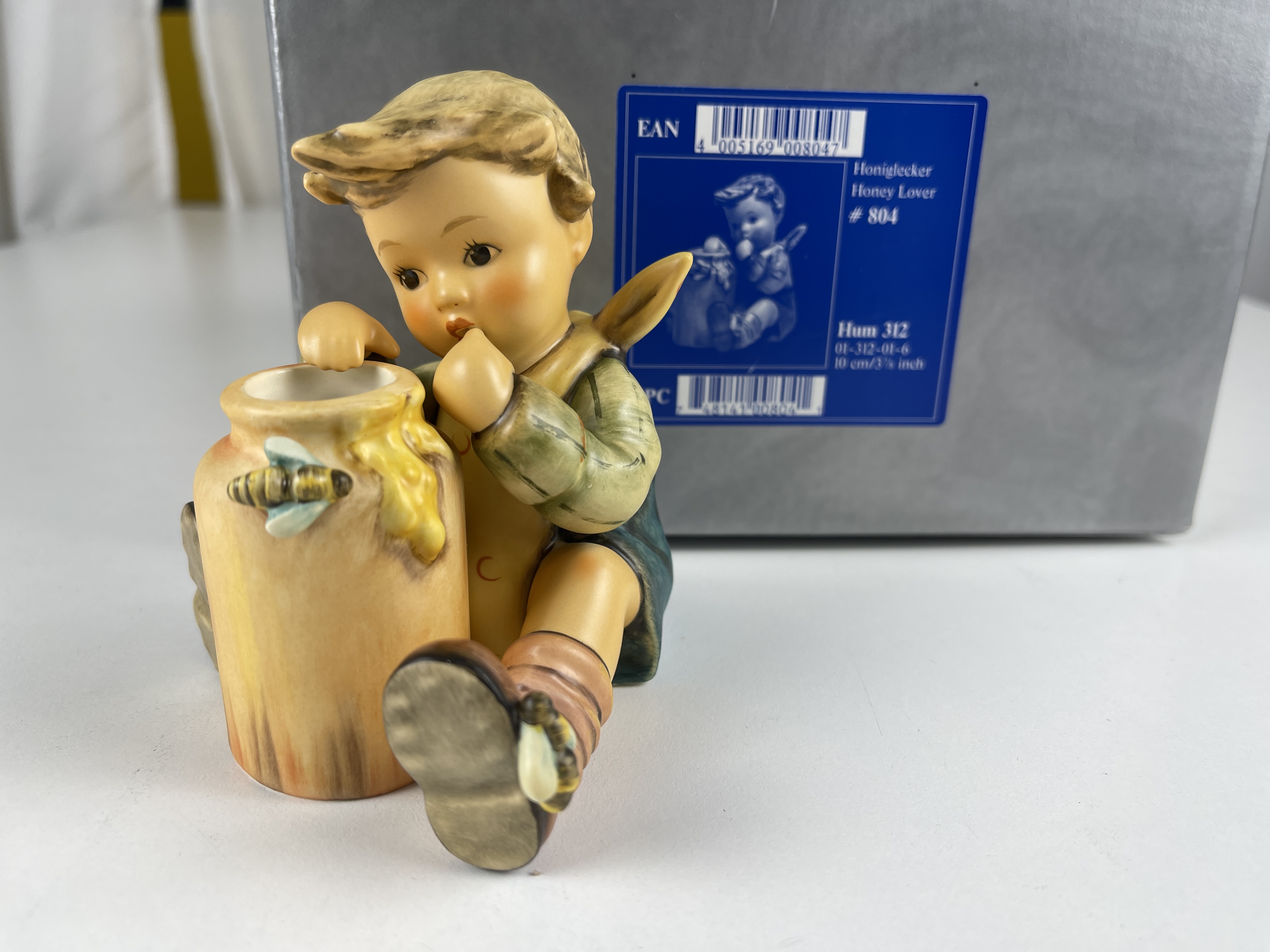 Hummel Figur  312/I  Honiglecker 10 cm. 1 Wahl - Ovp - Top Zustand 