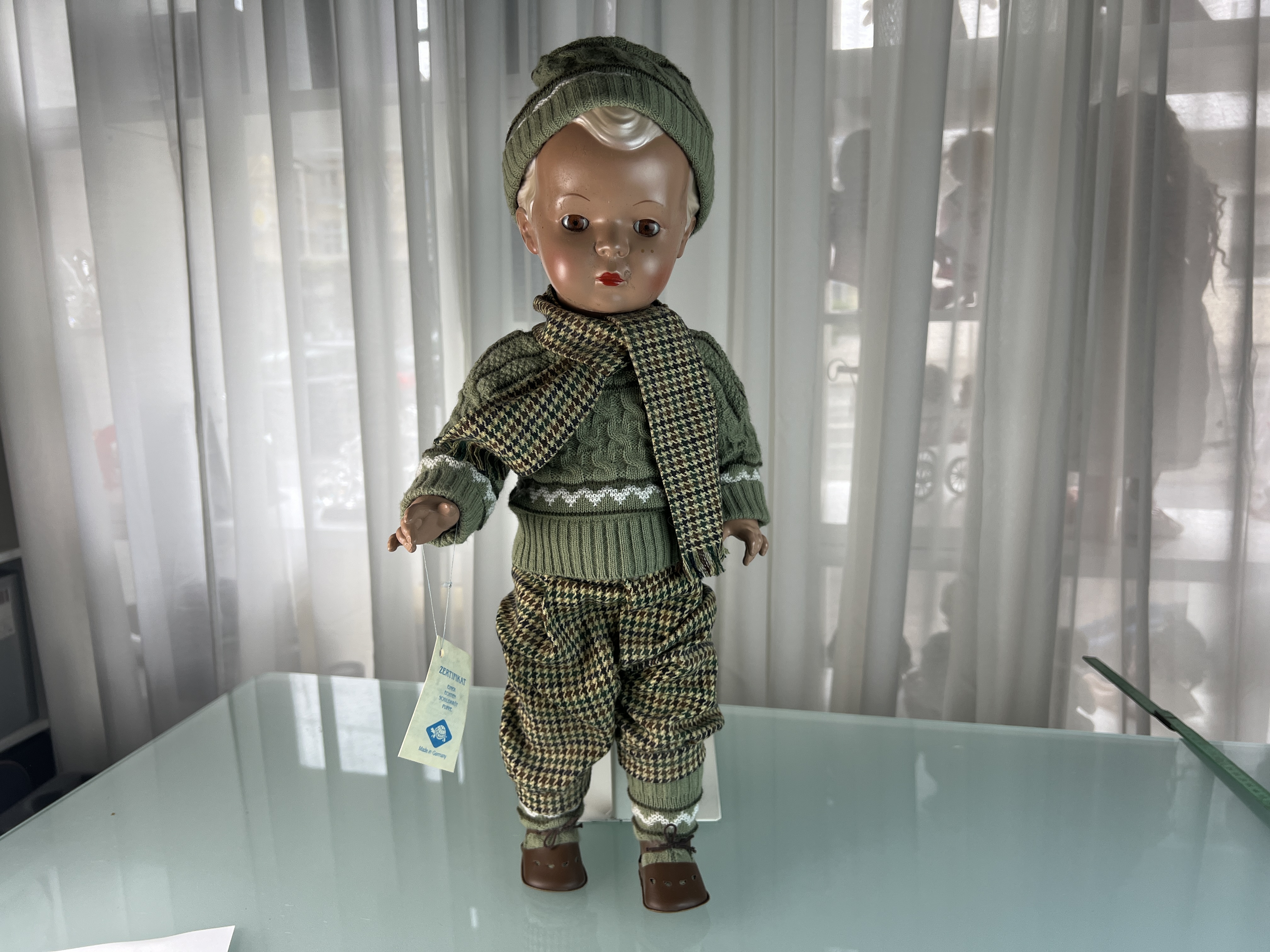 SchildkrötPuppe  Sammlerpuppe Puppe 56 cm. Top Zustand 