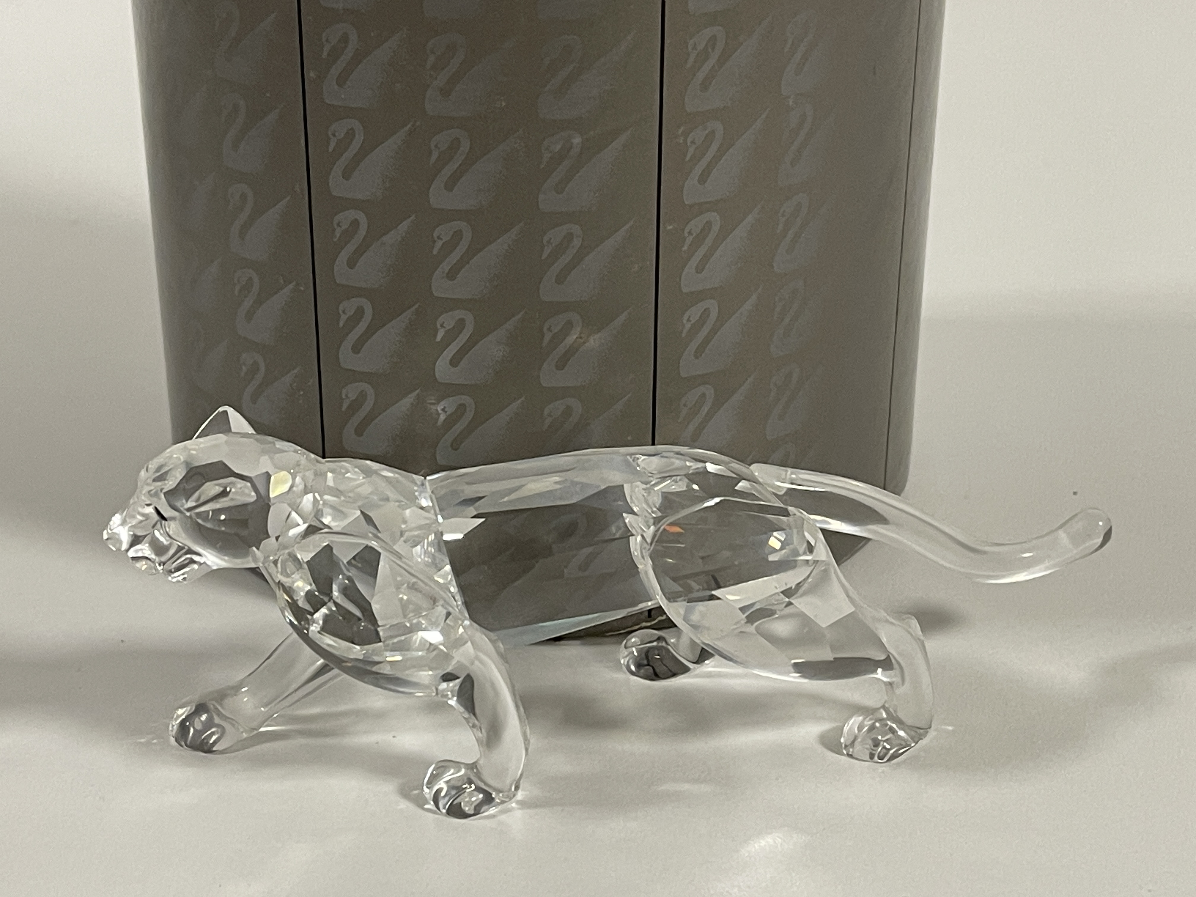 Swarovski Figur 217093 Leopard 14,5 cm. Ovp & Zertifikat Top Zustand   