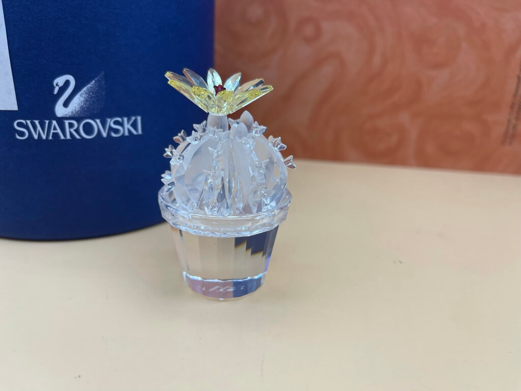 Swarovski Figur 291549 Kaktus 7 cm. Mit Ovp & Zertifikat.