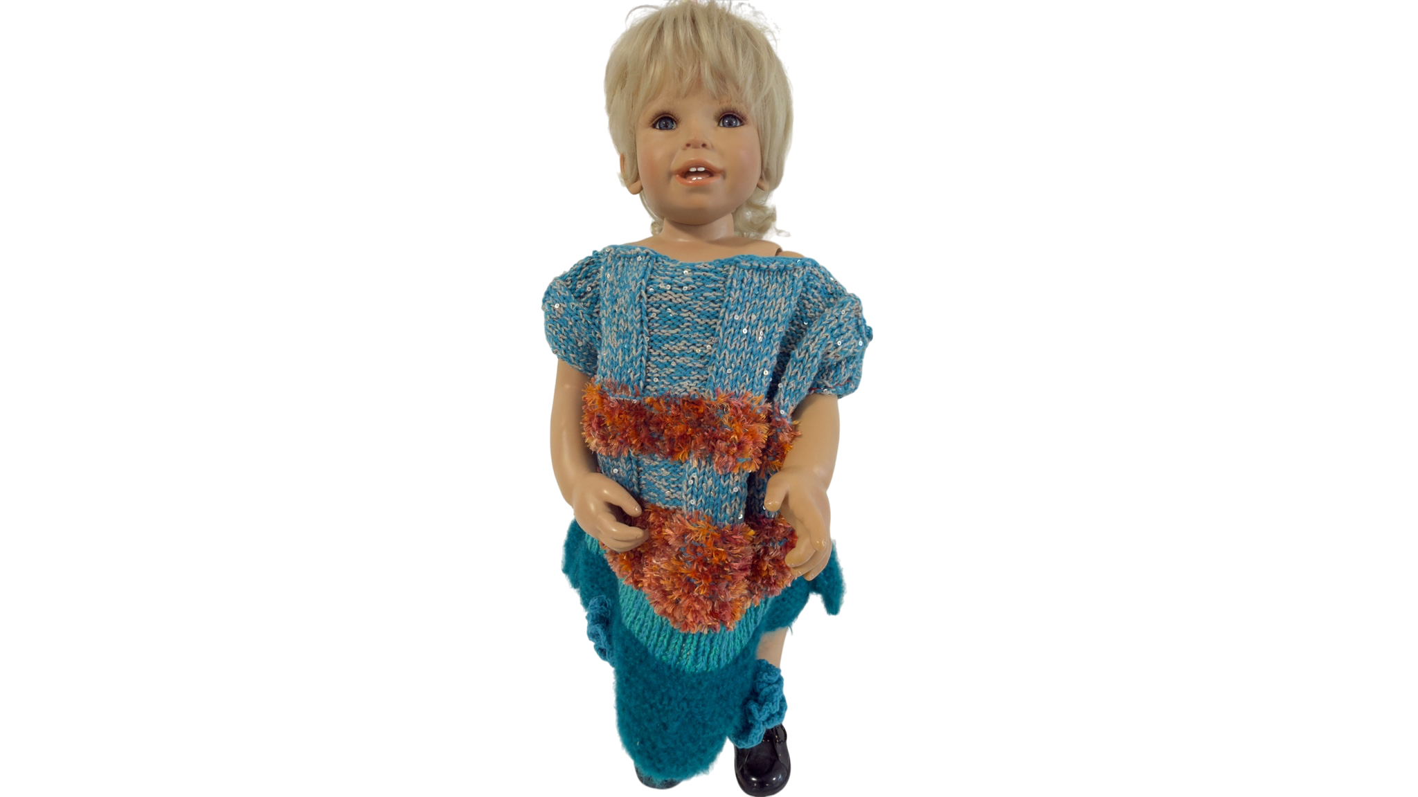 Künstlerpuppe Susan Lippl Vinyl Puppe 77 cm Guter Zustand siehe Fotos 