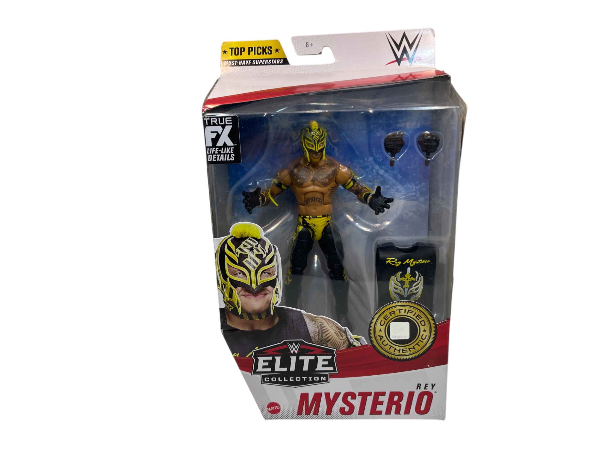 WWE ELITE Collection Figur Rey Mysterio ca. 15 cm & OVP - Top Zustand   