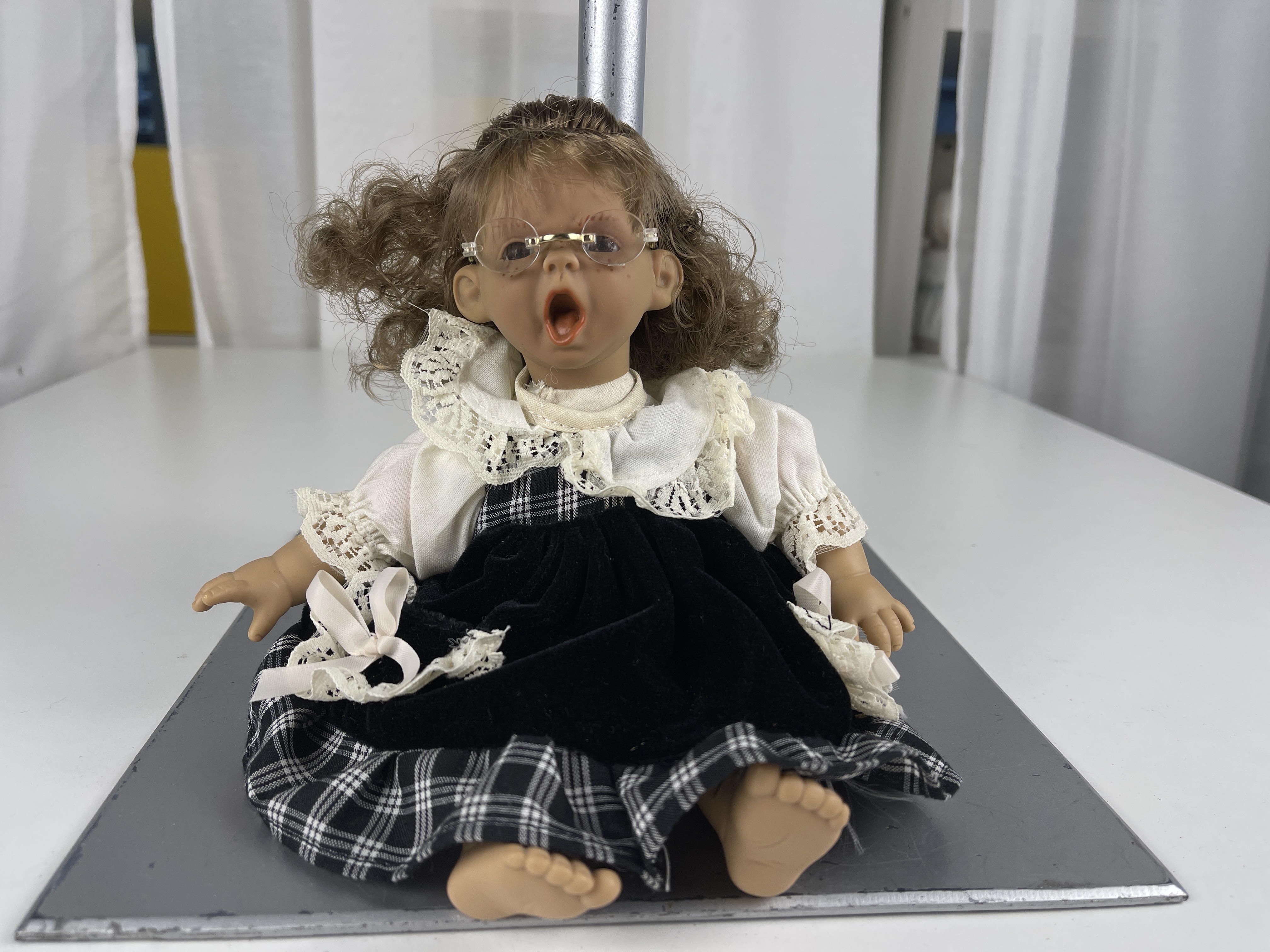 Panre Künstlerpuppe Vinyl Puppe 24 cm. Top Zustand     