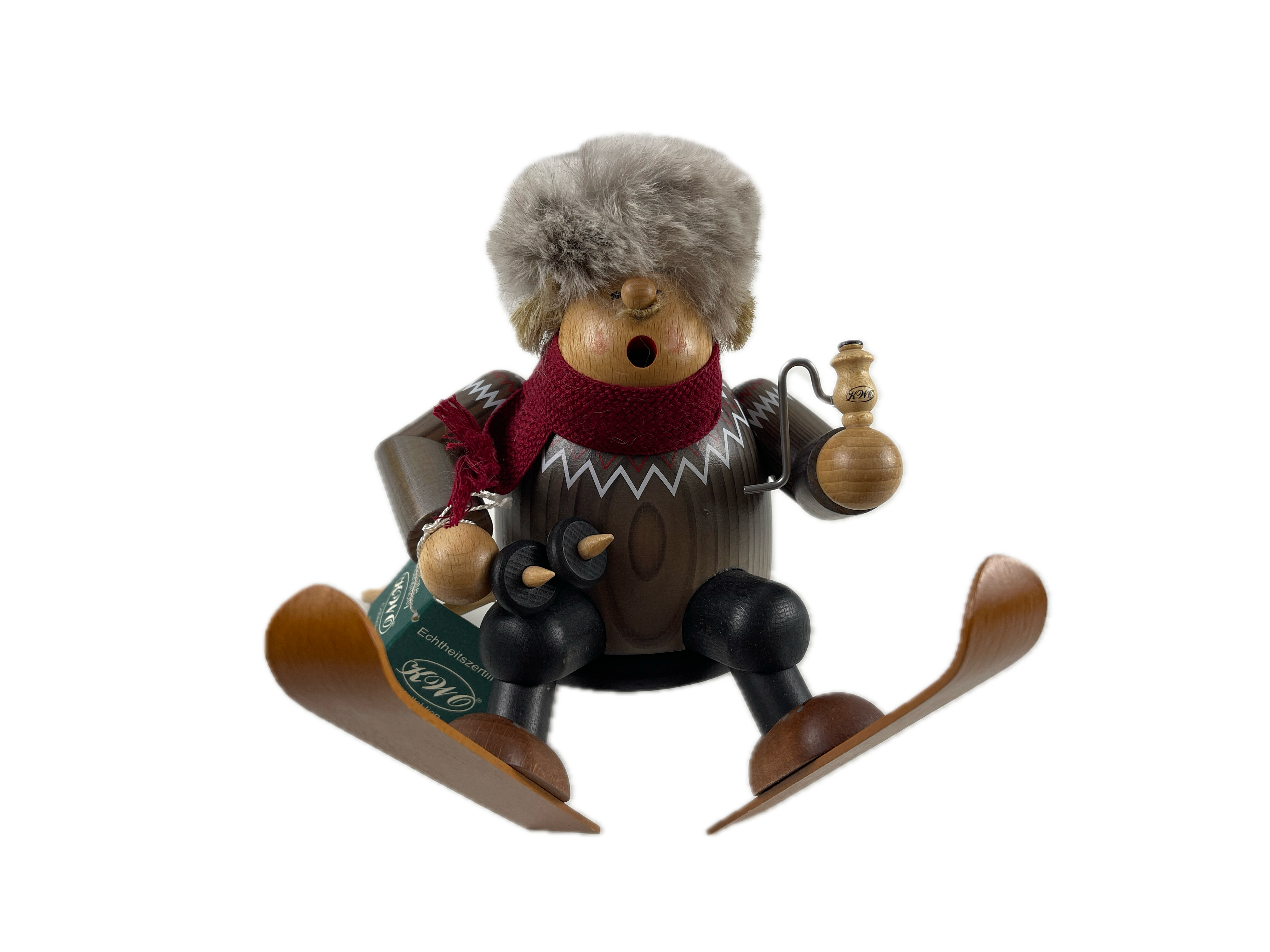 Erzgebirge Figur Räuchermänchen 13 cm. Top Zustand
